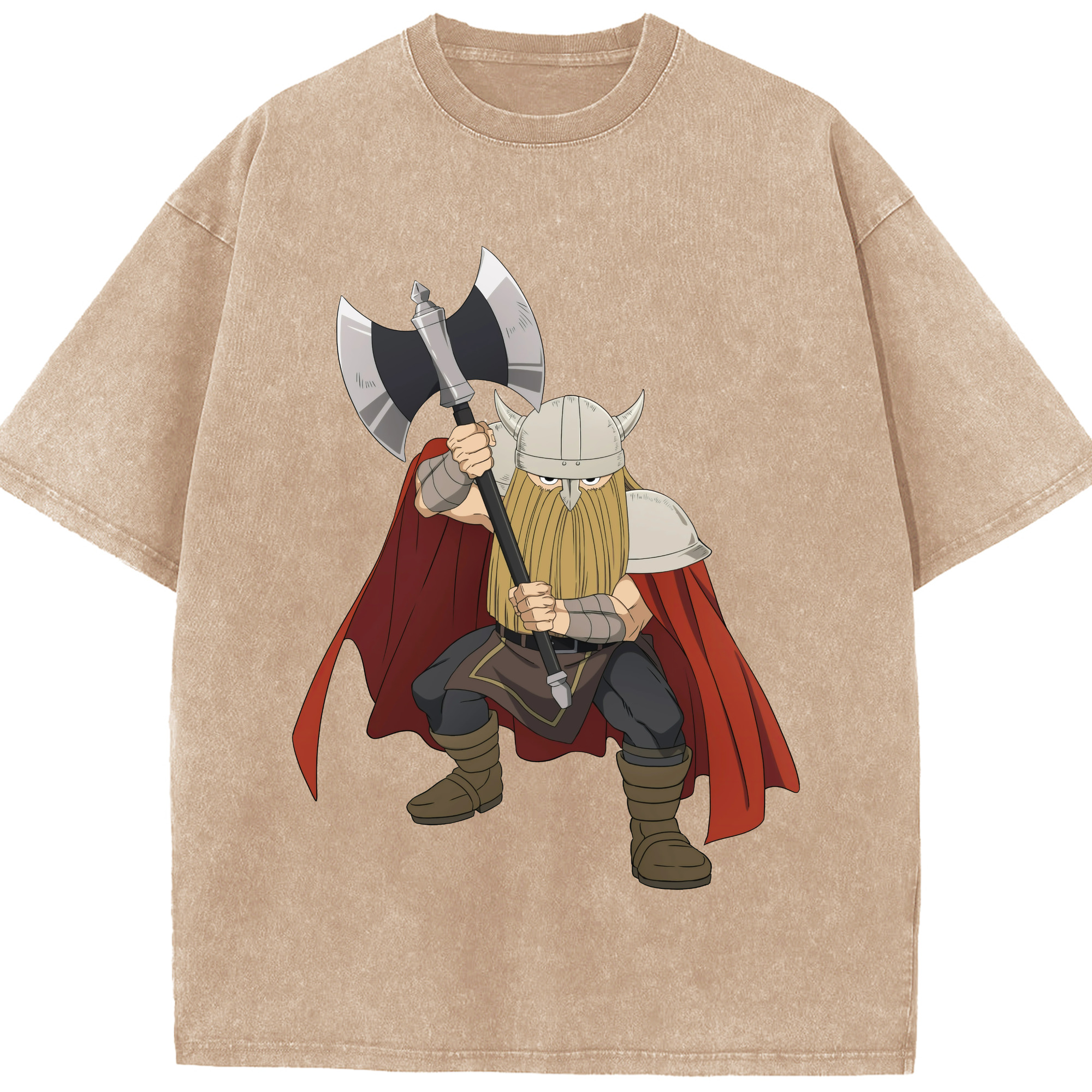 （画像用） 葬送のフリーレン Frieren 綿100% ヴィンテージ風 半袖Tシャツ（フロントプリント）