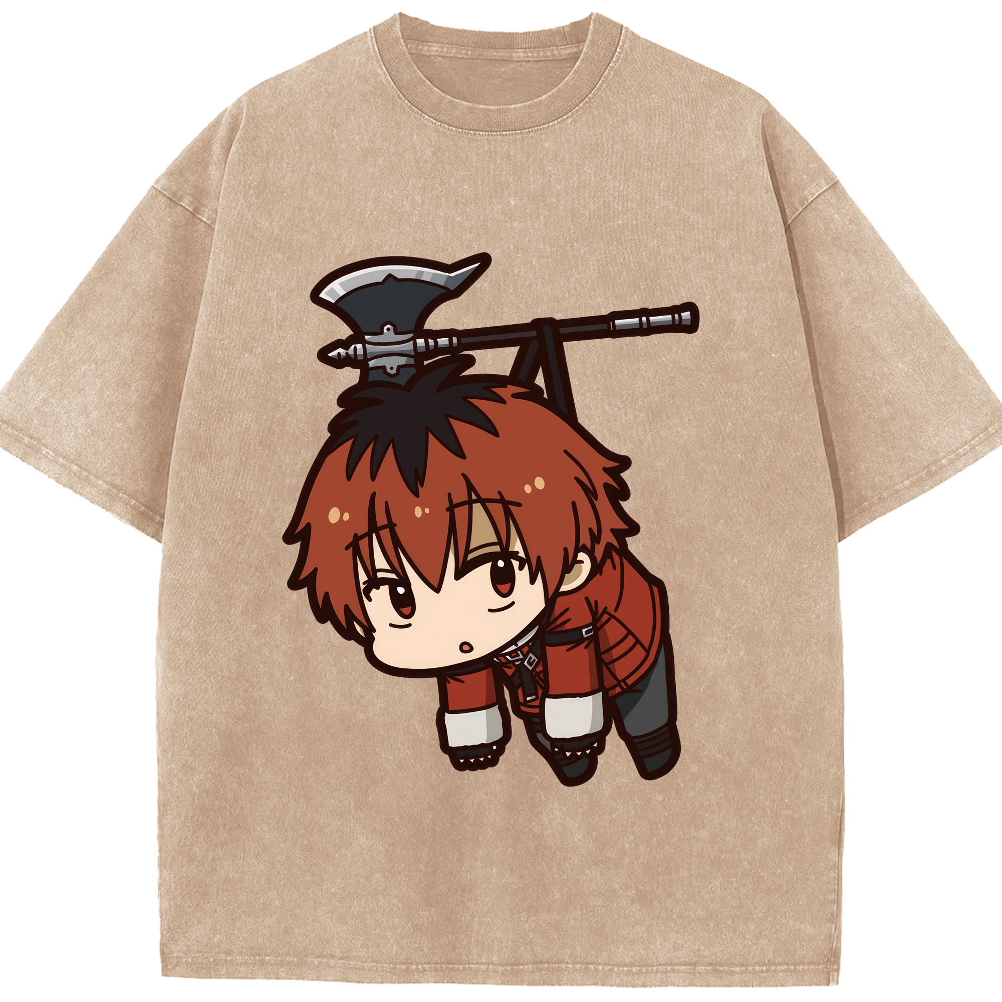 （画像用） 葬送のフリーレン Frieren 綿100% ヴィンテージ風 半袖Tシャツ（フロントプリント）