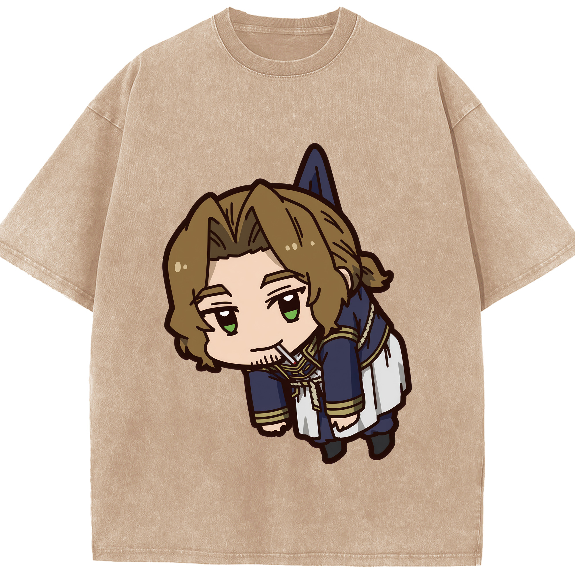 （画像用） 葬送のフリーレン Frieren 綿100% ヴィンテージ風 半袖Tシャツ（フロントプリント）