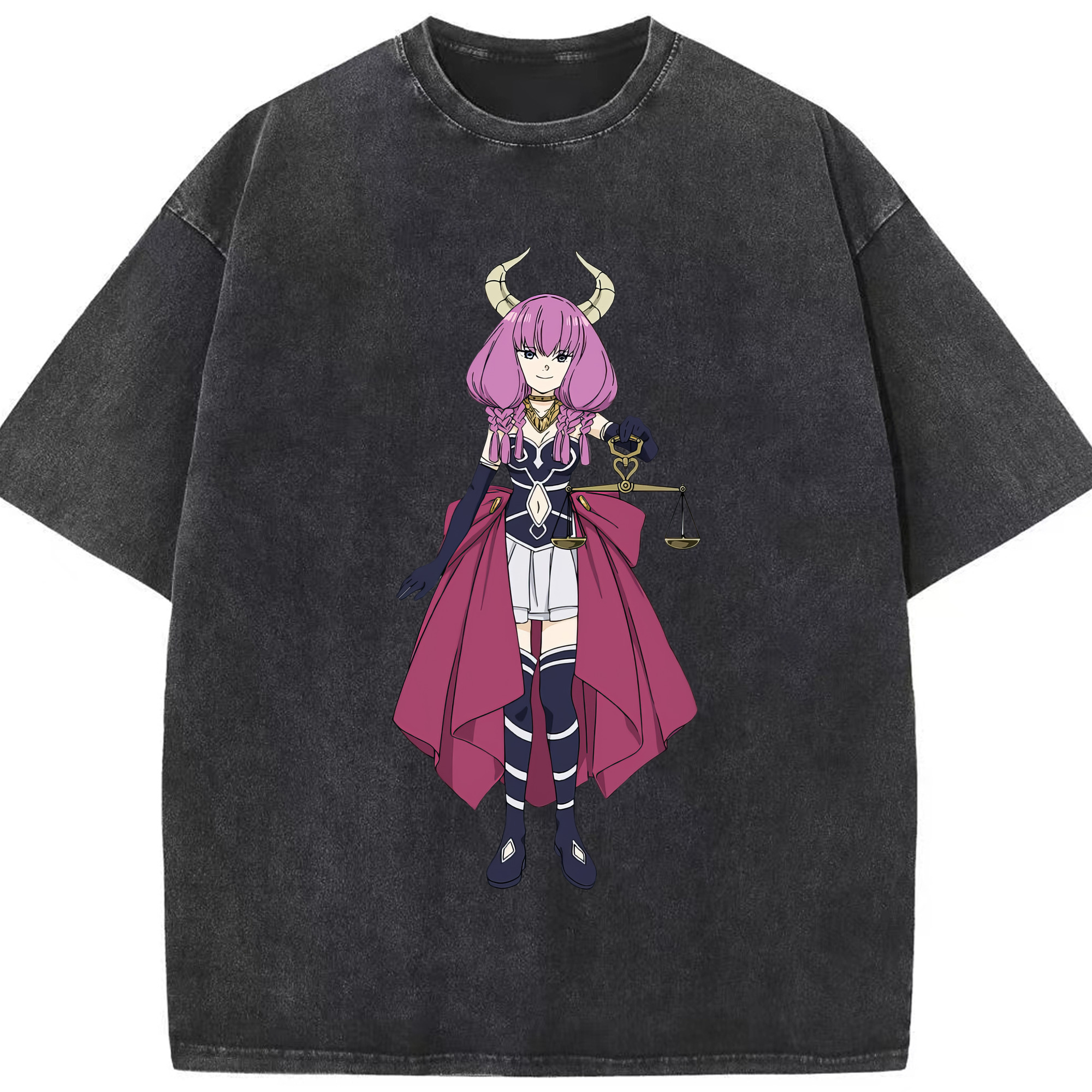 （画像用） 葬送のフリーレン Frieren 綿100% ヴィンテージ風 半袖Tシャツ（フロントプリント）