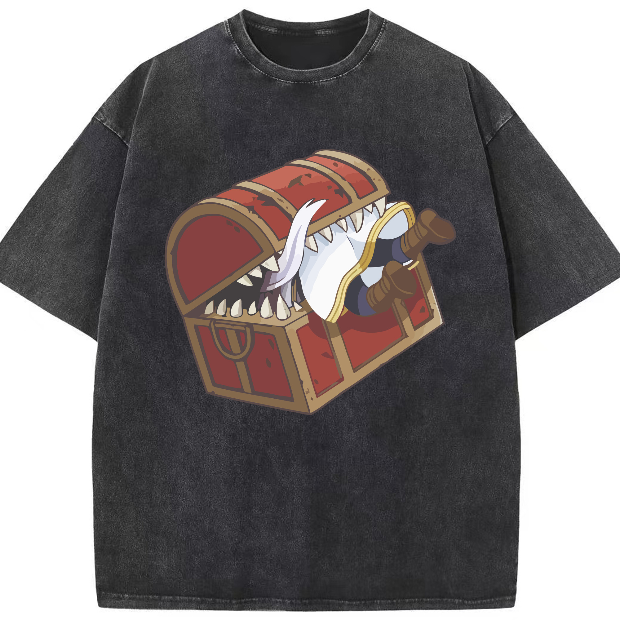 （画像用） 葬送のフリーレン Frieren 綿100% ヴィンテージ風 半袖Tシャツ（フロントプリント）
