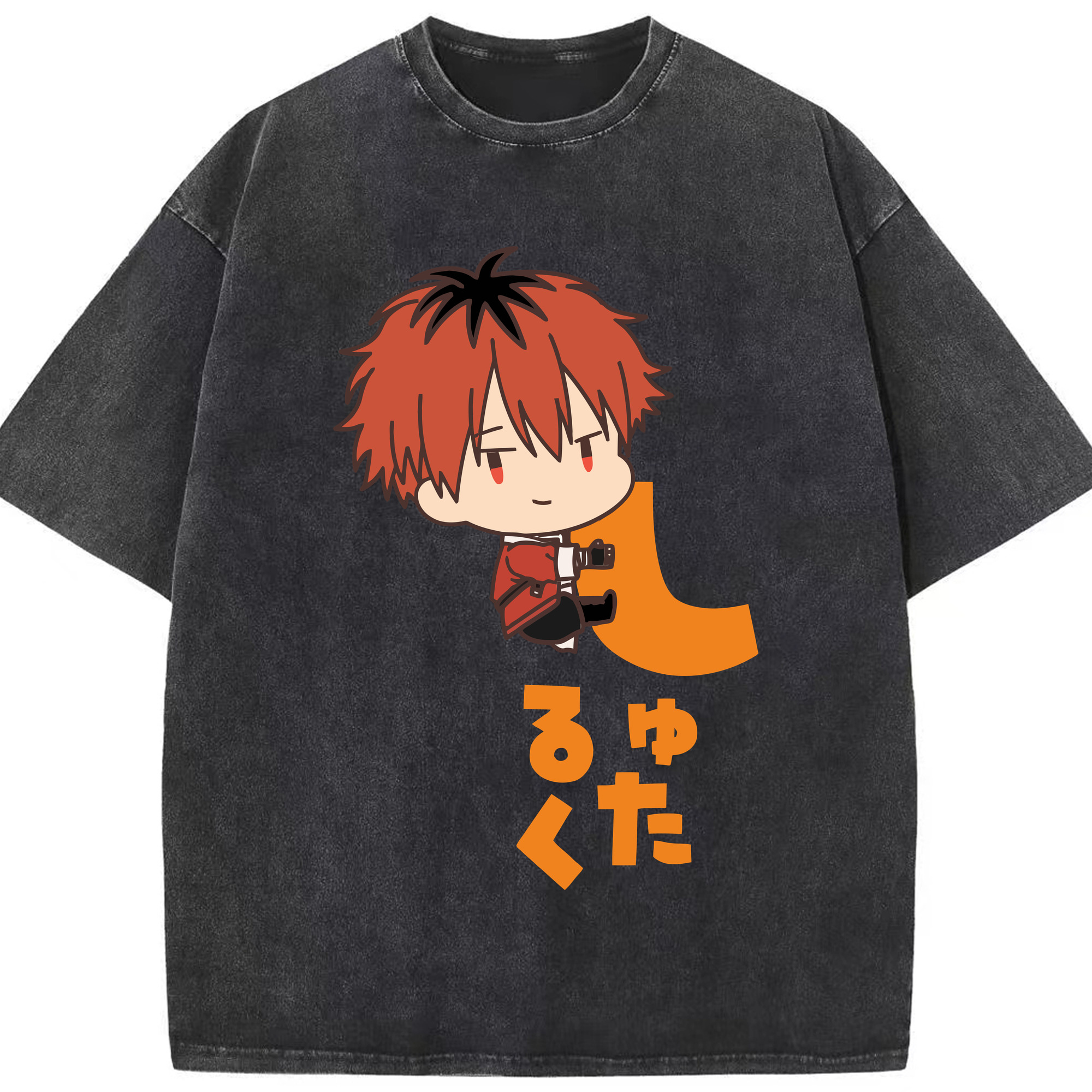（画像用） 葬送のフリーレン Frieren 綿100% ヴィンテージ風 半袖Tシャツ（フロントプリント）