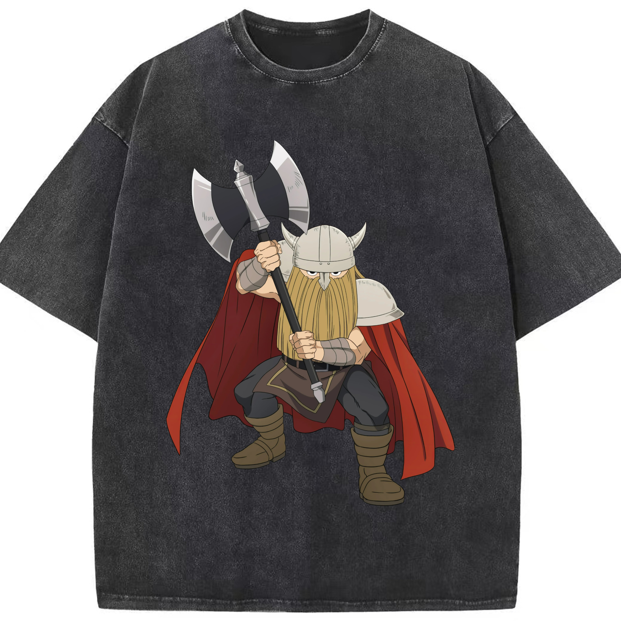 （画像用） 葬送のフリーレン Frieren 綿100% ヴィンテージ風 半袖Tシャツ（フロントプリント）