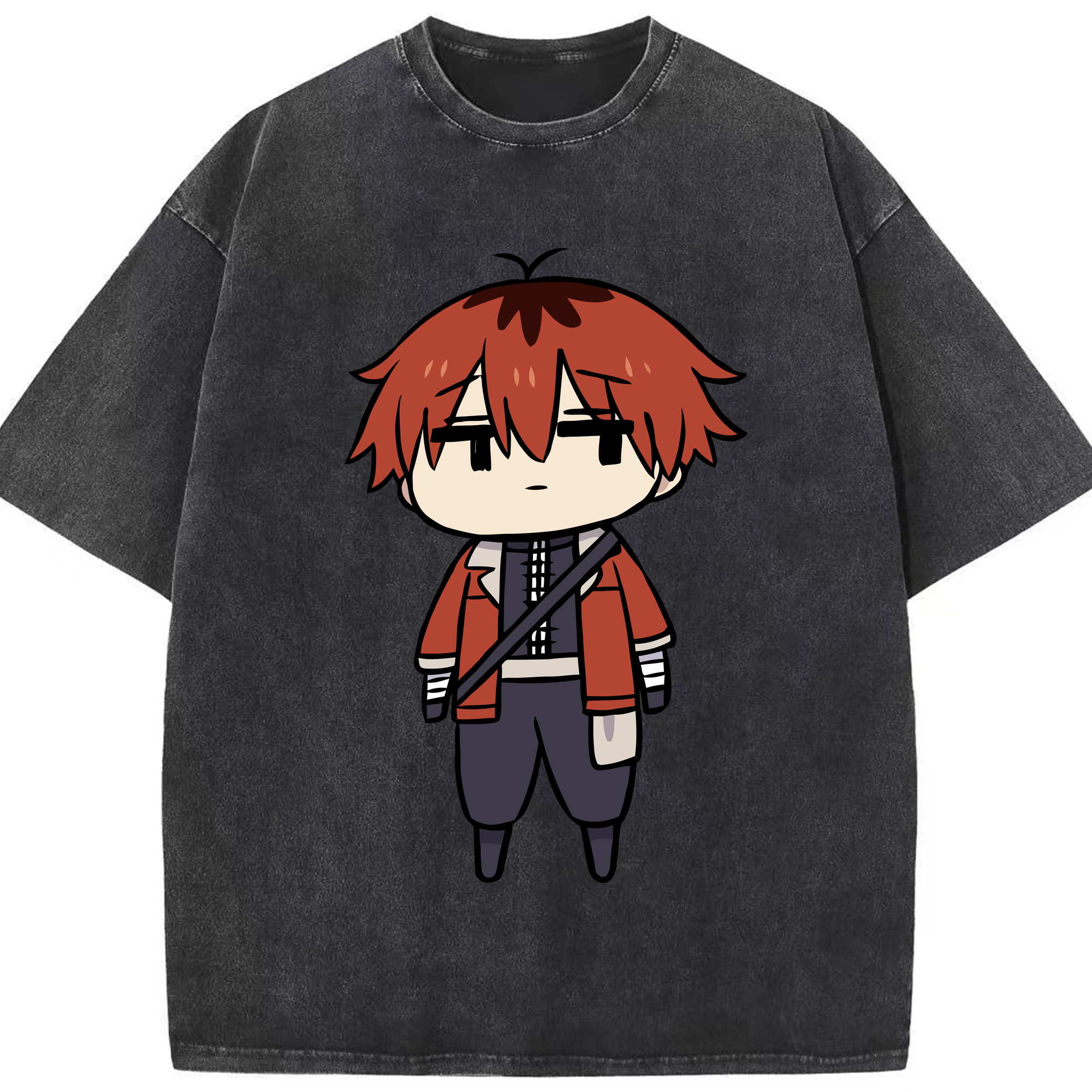 （画像用） 葬送のフリーレン Frieren 綿100% ヴィンテージ風 半袖Tシャツ（フロントプリント）