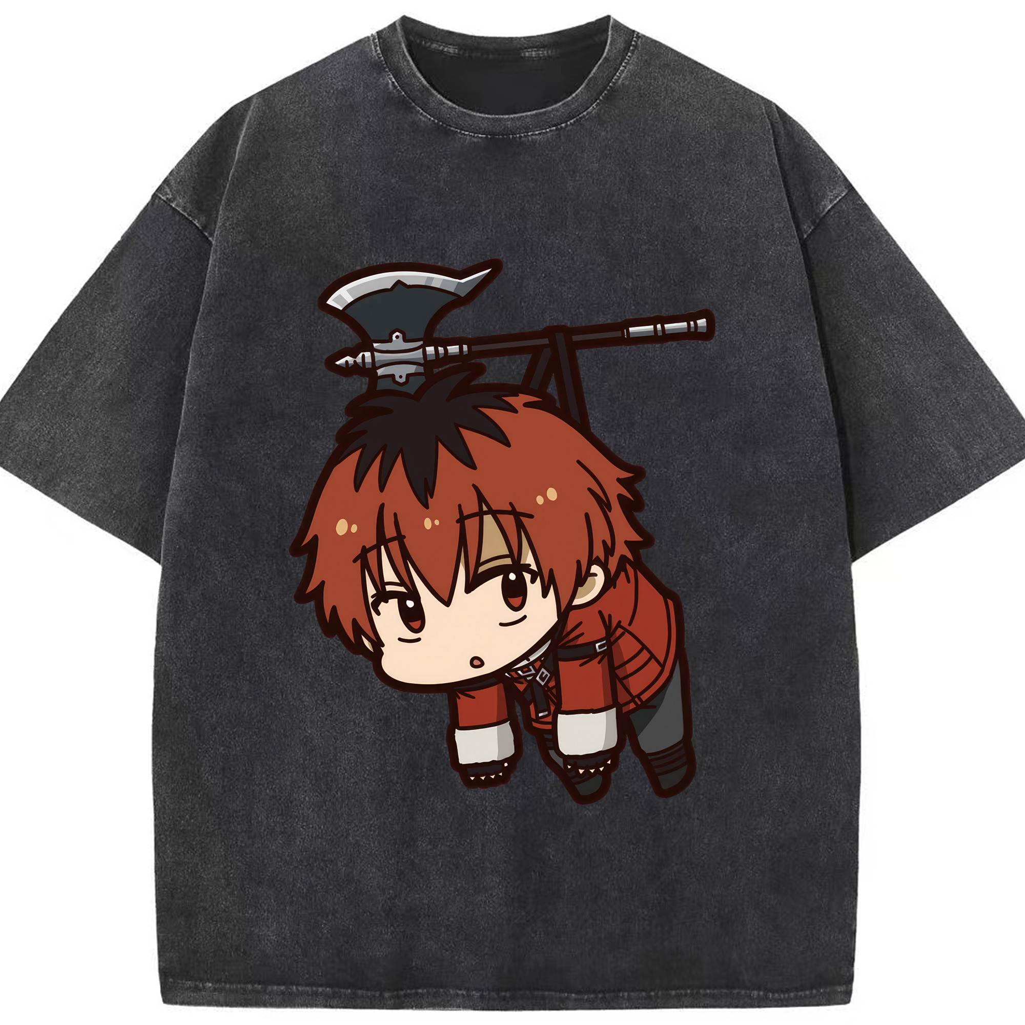 （画像用） 葬送のフリーレン Frieren 綿100% ヴィンテージ風 半袖Tシャツ（フロントプリント）