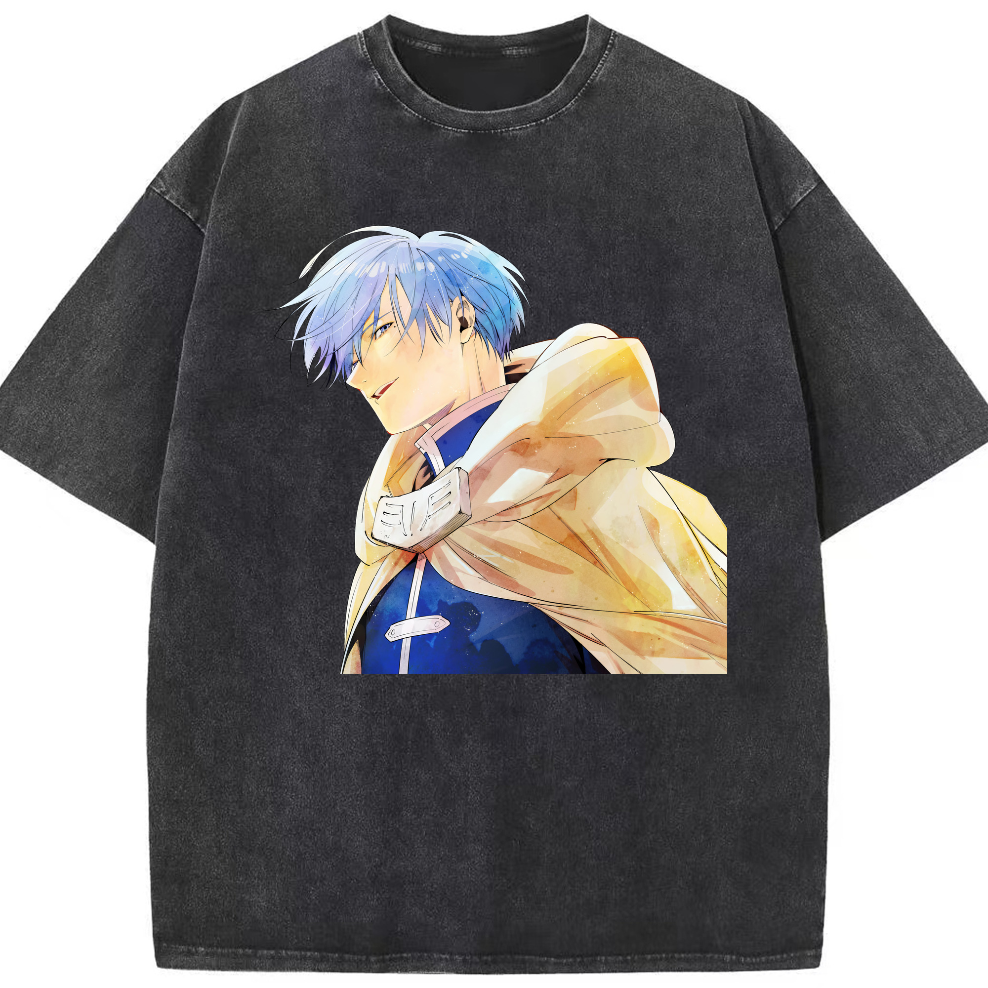 （画像用） 葬送のフリーレン Frieren 綿100% ヴィンテージ風 半袖Tシャツ（フロントプリント）
