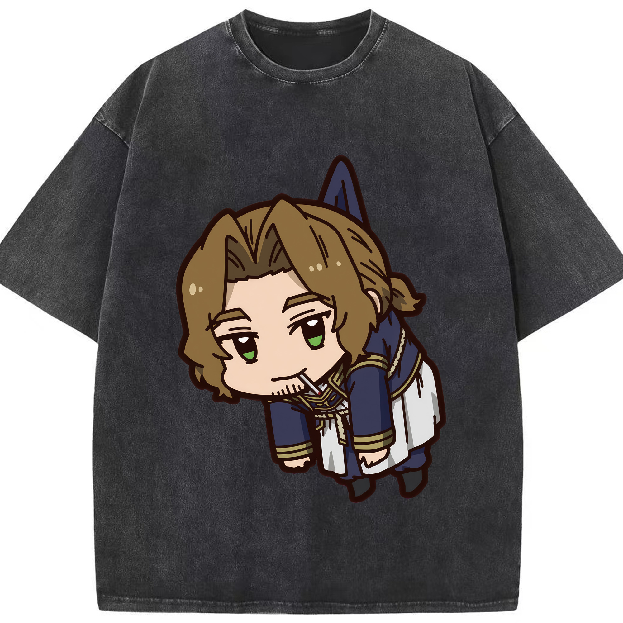 （画像用） 葬送のフリーレン Frieren 綿100% ヴィンテージ風 半袖Tシャツ（フロントプリント）