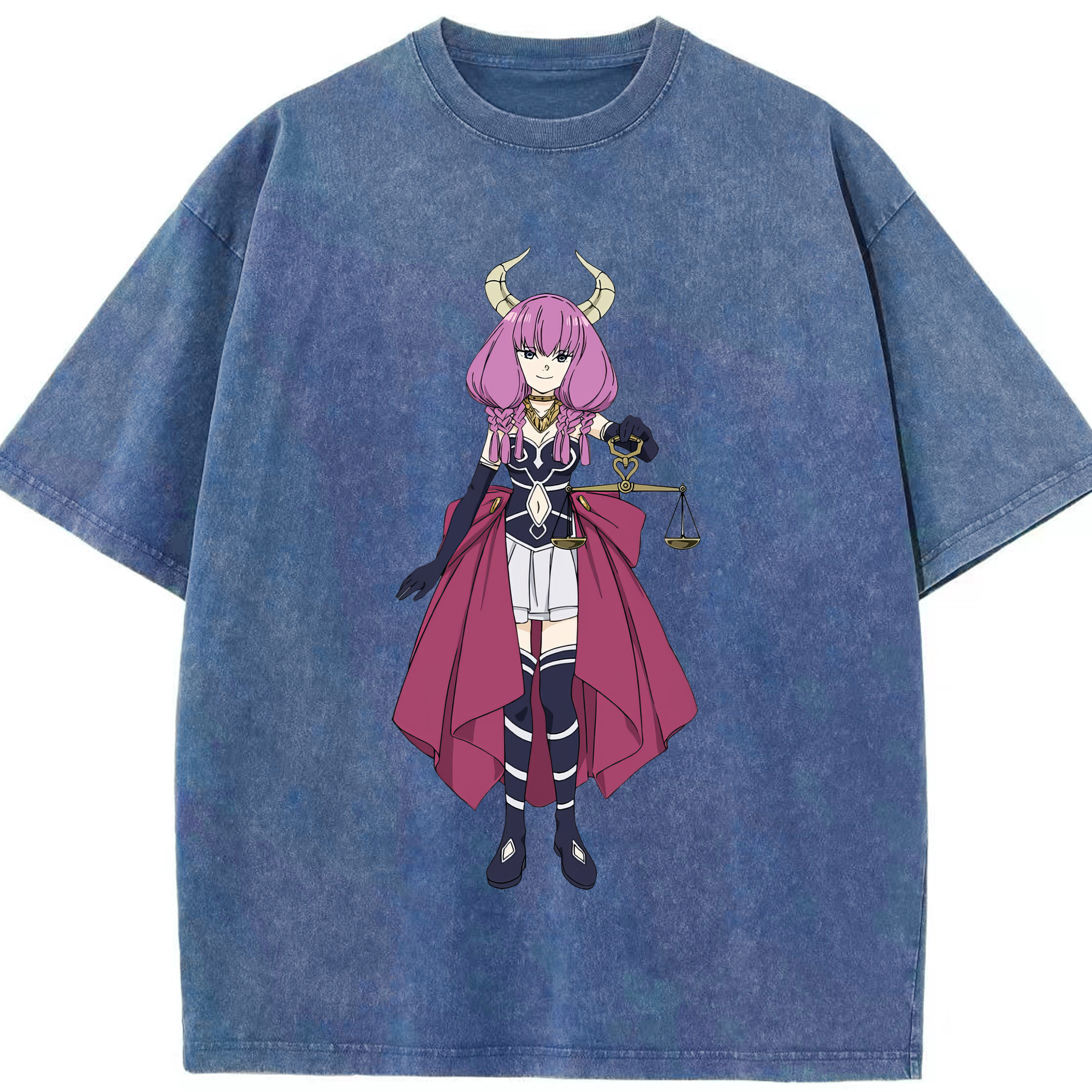 （画像用） 葬送のフリーレン Frieren 綿100% ヴィンテージ風 半袖Tシャツ（フロントプリント）