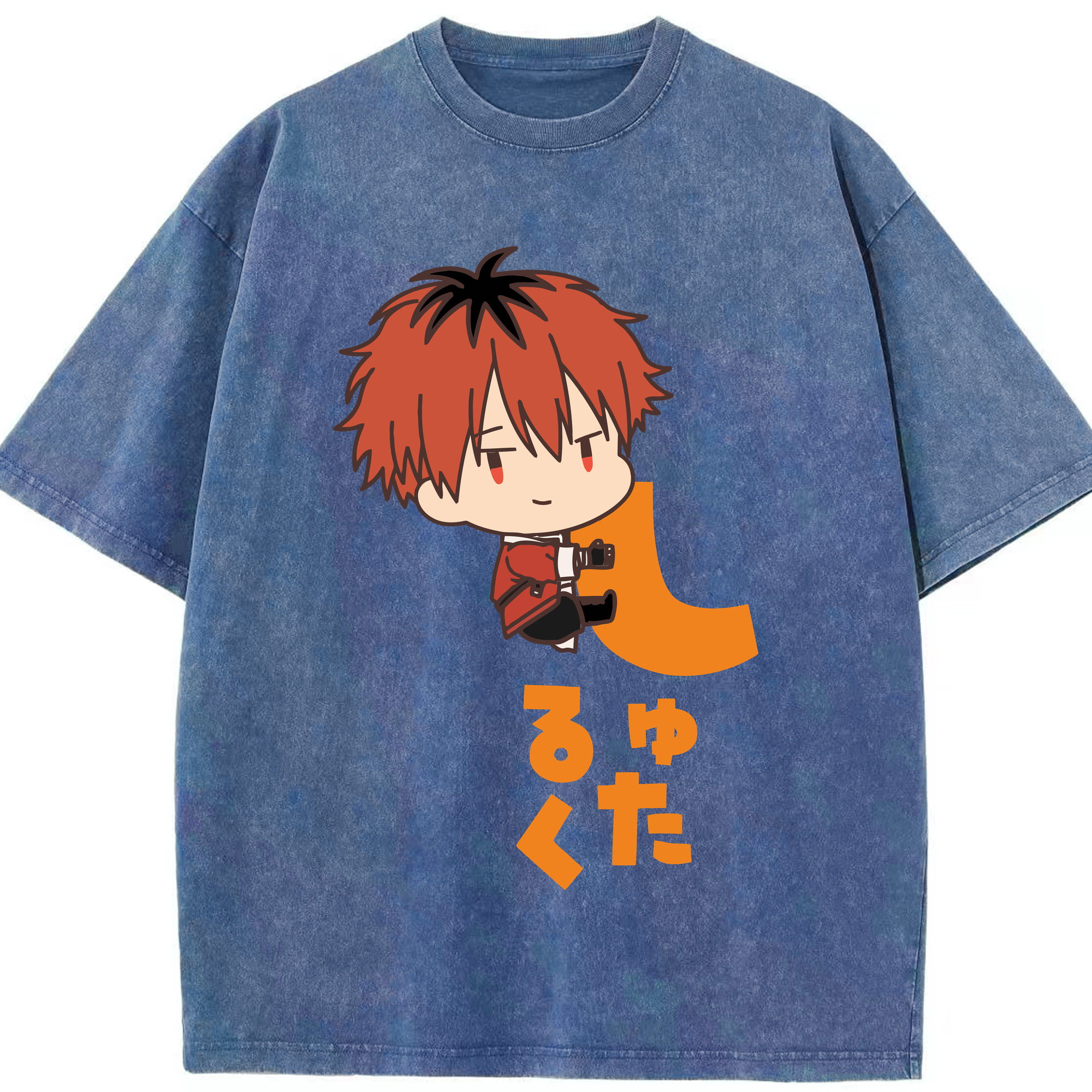 （画像用） 葬送のフリーレン Frieren 綿100% ヴィンテージ風 半袖Tシャツ（フロントプリント）