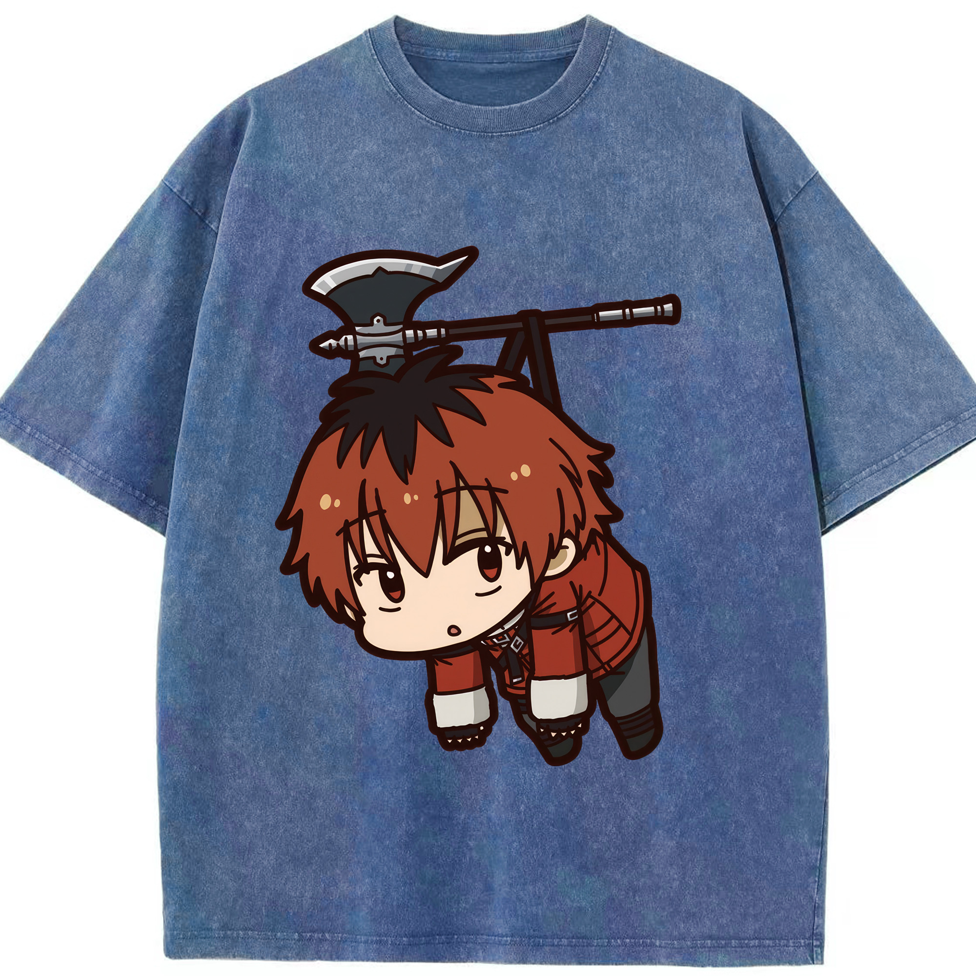 （画像用） 葬送のフリーレン Frieren 綿100% ヴィンテージ風 半袖Tシャツ（フロントプリント）