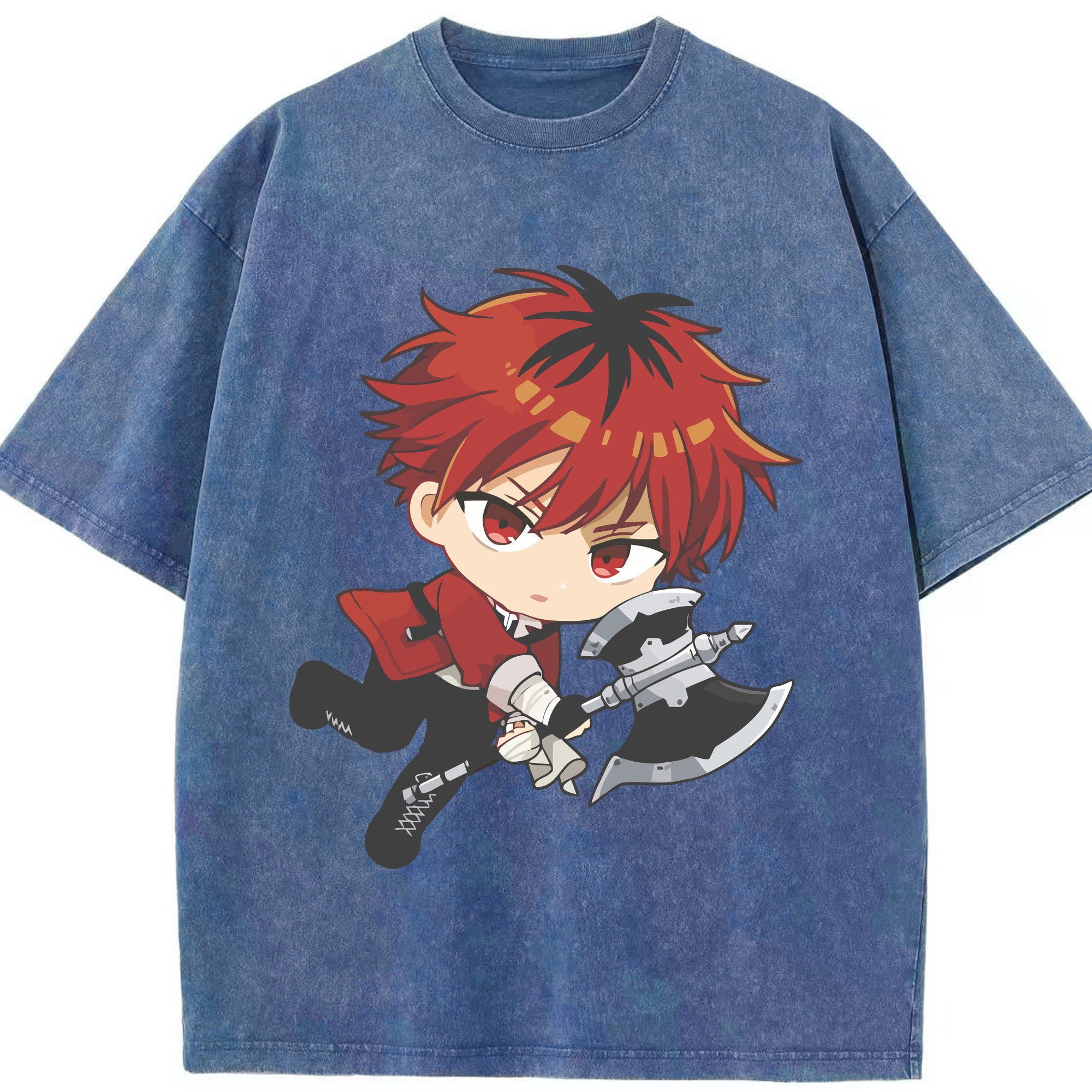 （画像用） 葬送のフリーレン Frieren 綿100% ヴィンテージ風 半袖Tシャツ（フロントプリント）