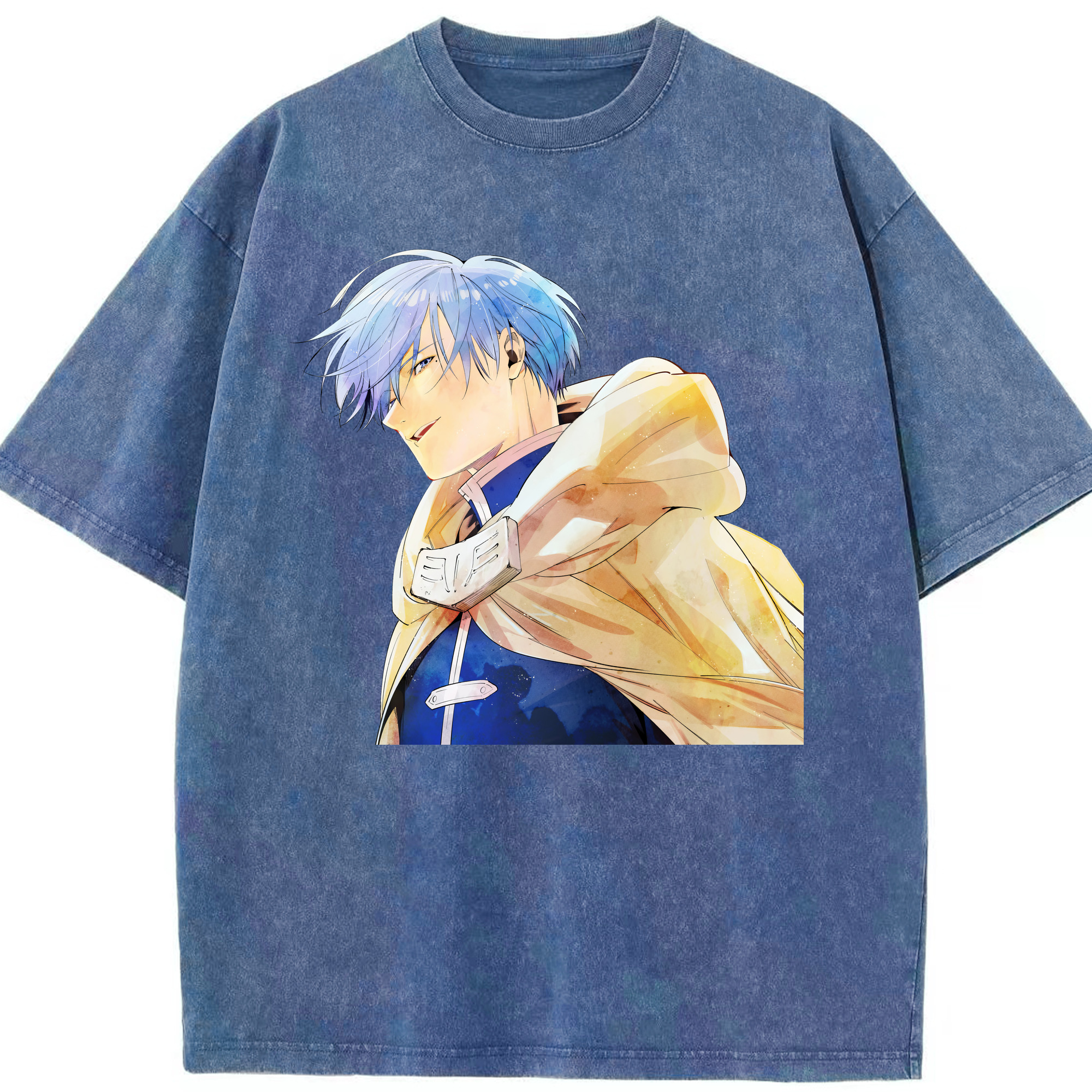 （画像用） 葬送のフリーレン Frieren 綿100% ヴィンテージ風 半袖Tシャツ（フロントプリント）