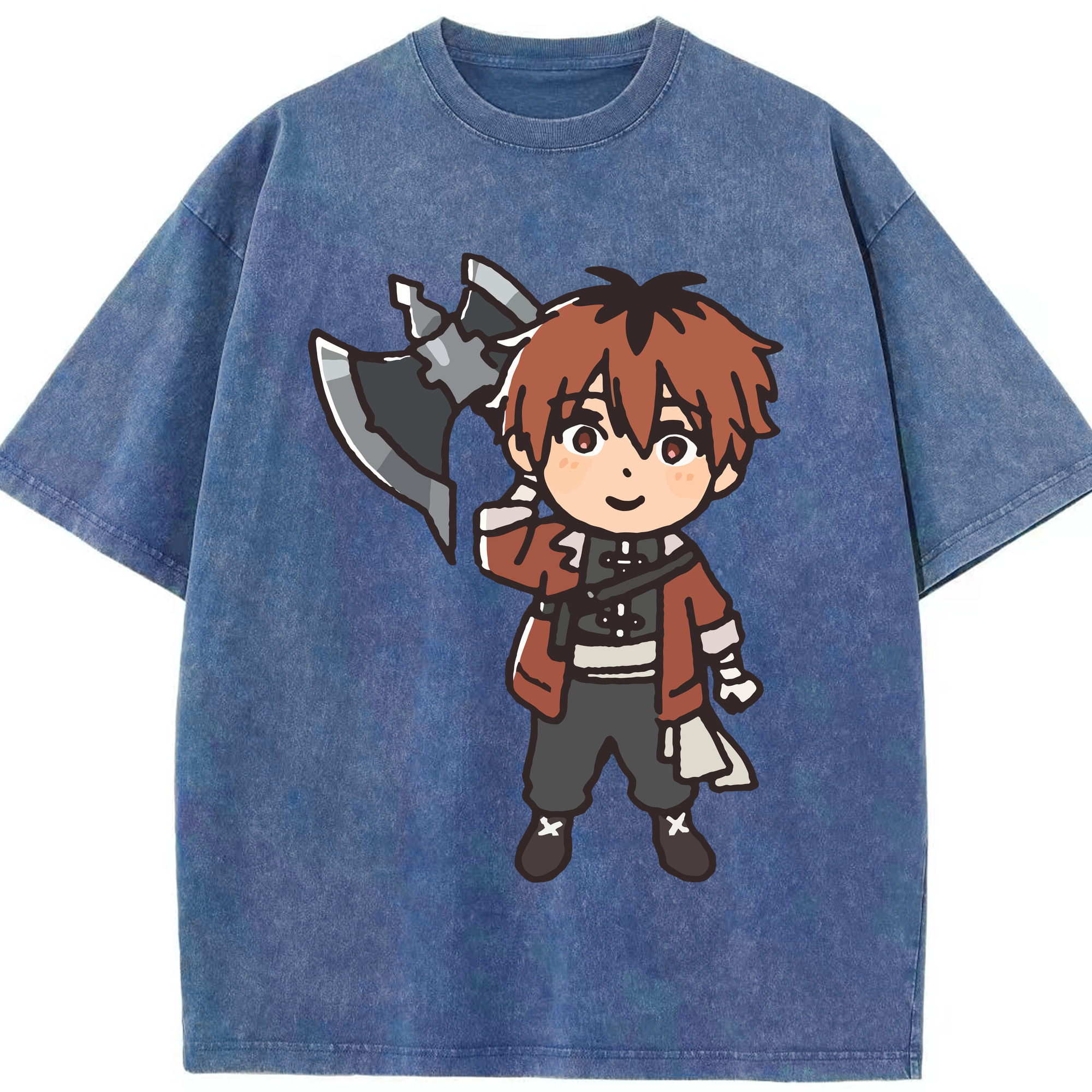 （画像用） 葬送のフリーレン Frieren 綿100% ヴィンテージ風 半袖Tシャツ（フロントプリント）
