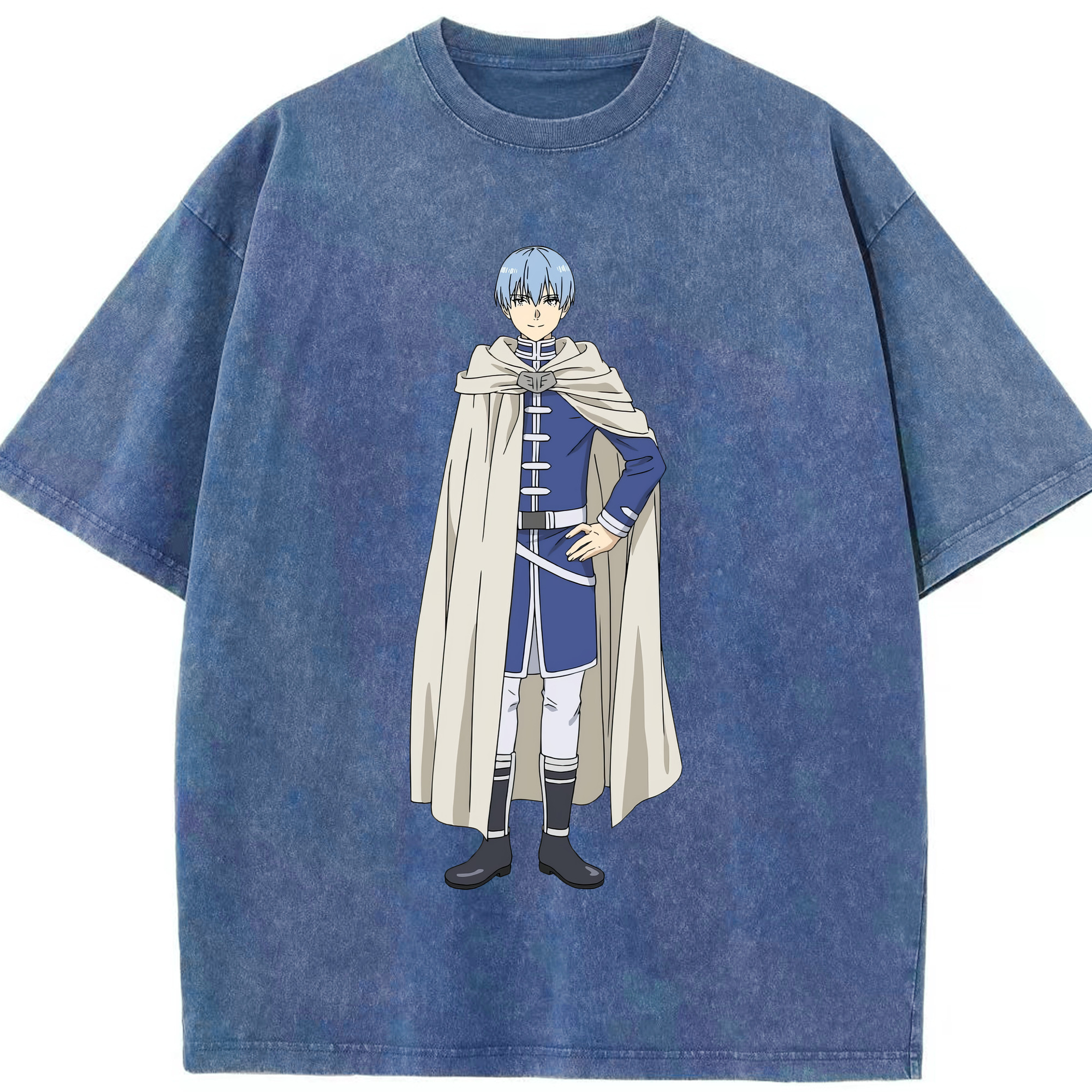 （画像用） 葬送のフリーレン Frieren 綿100% ヴィンテージ風 半袖Tシャツ（フロントプリント）