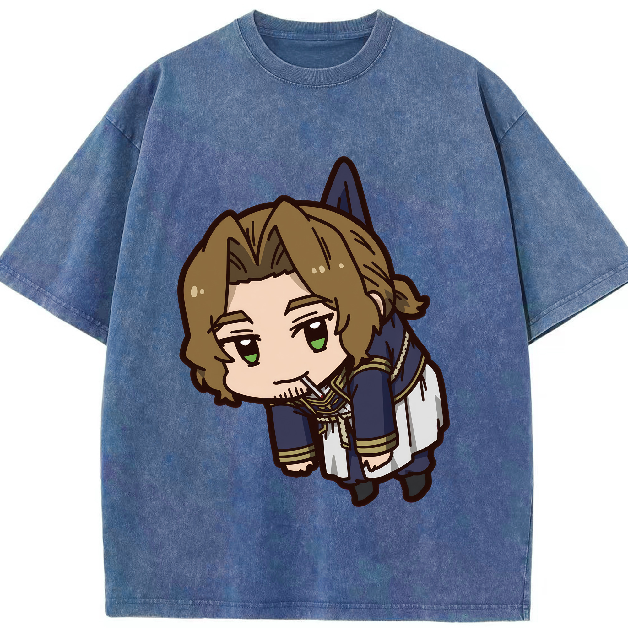 （画像用） 葬送のフリーレン Frieren 綿100% ヴィンテージ風 半袖Tシャツ（フロントプリント）