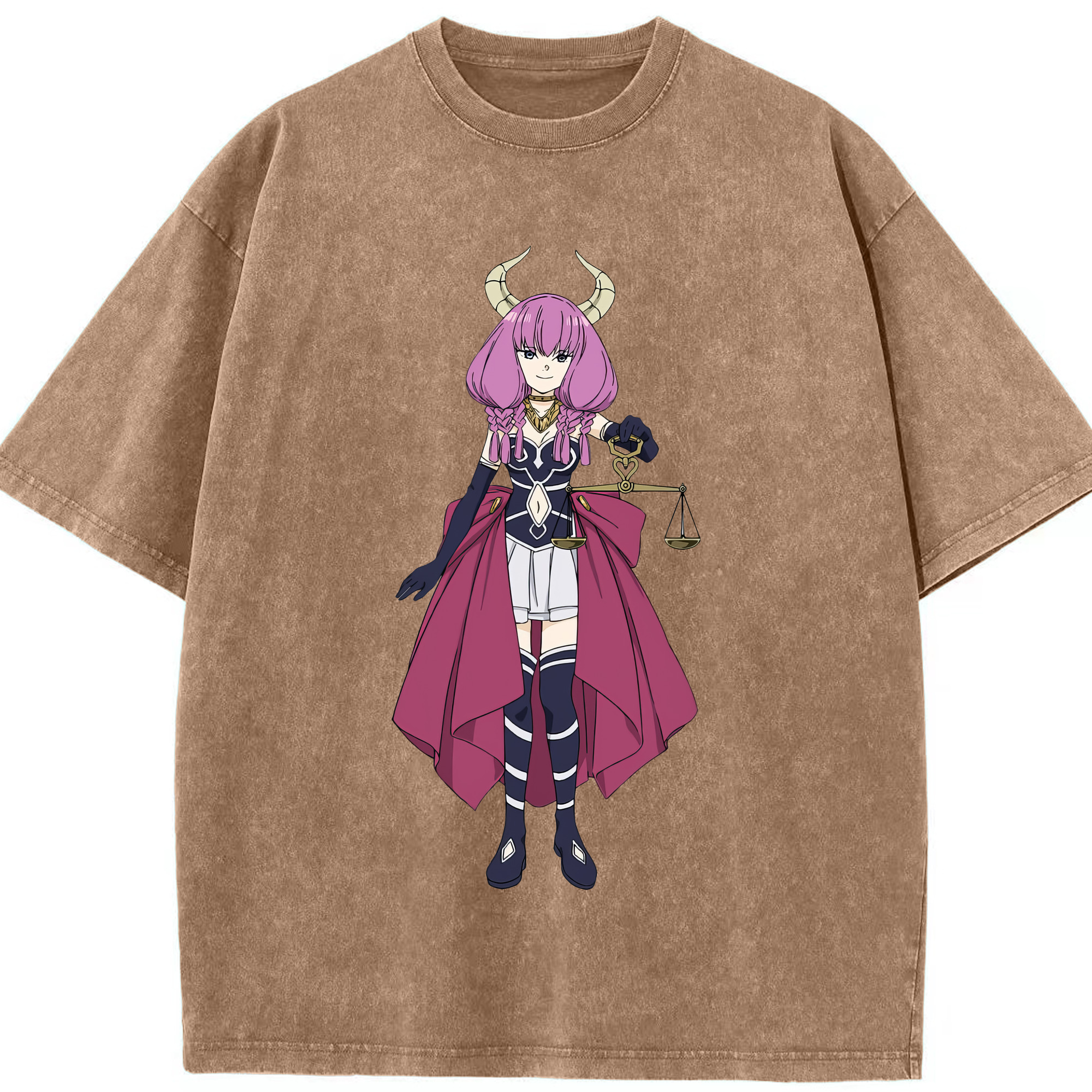 （画像用） 葬送のフリーレン Frieren 綿100% ヴィンテージ風 半袖Tシャツ（フロントプリント）