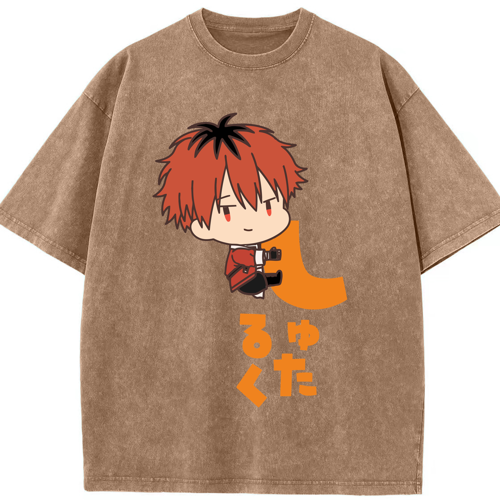 （画像用） 葬送のフリーレン Frieren 綿100% ヴィンテージ風 半袖Tシャツ（フロントプリント）