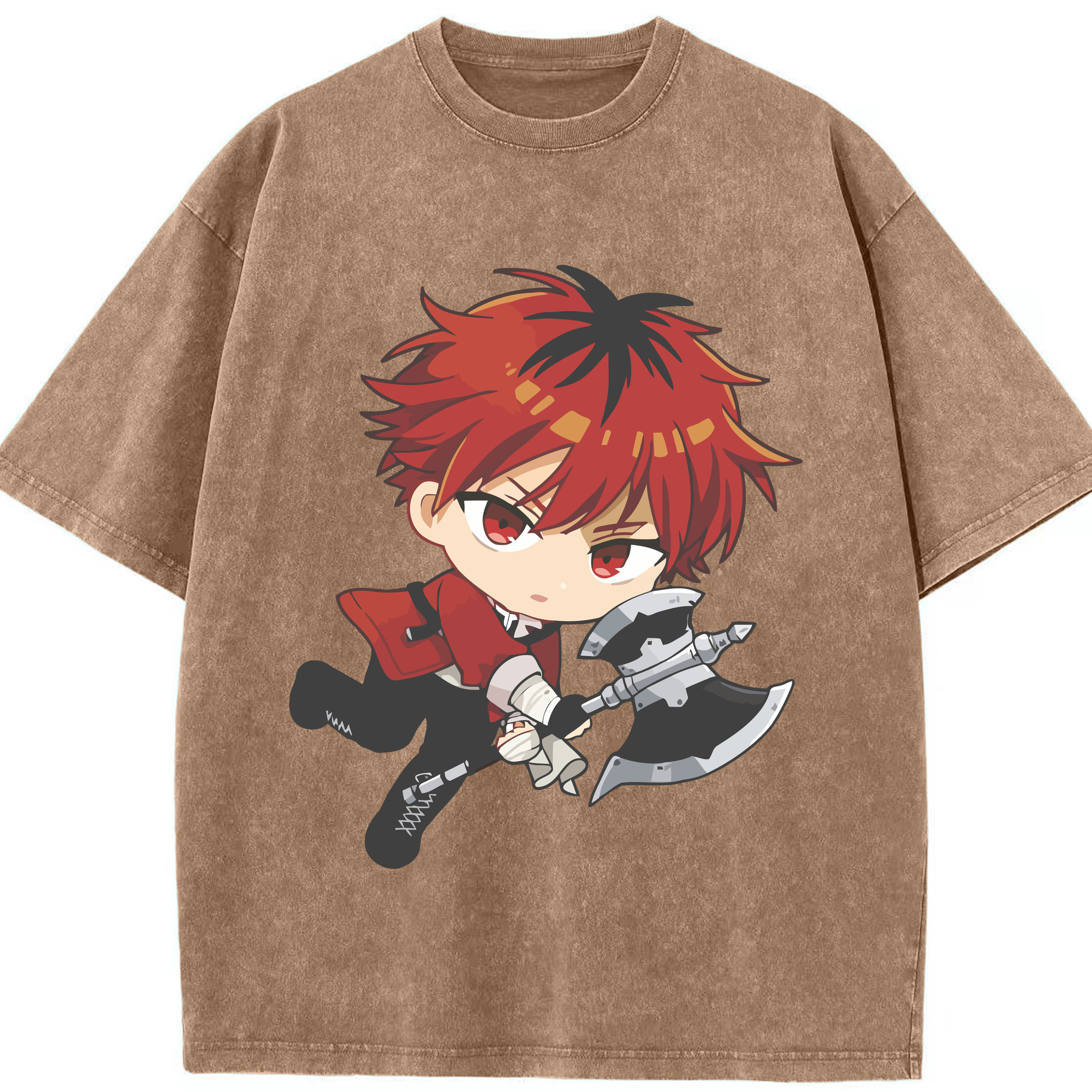 （画像用） 葬送のフリーレン Frieren 綿100% ヴィンテージ風 半袖Tシャツ（フロントプリント）