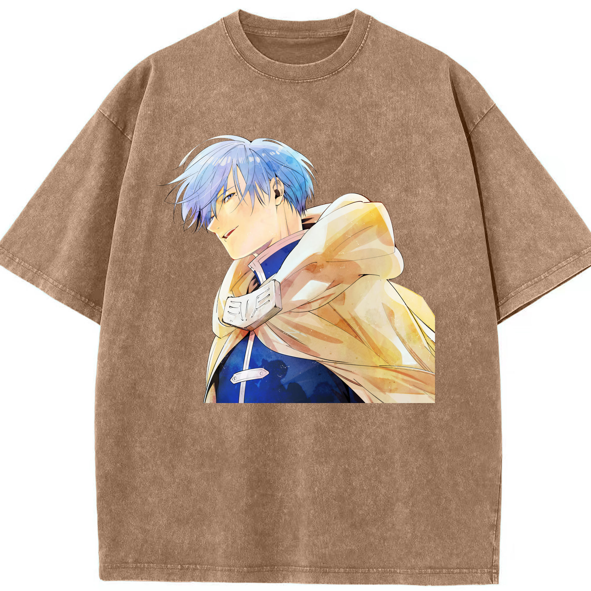 （画像用） 葬送のフリーレン Frieren 綿100% ヴィンテージ風 半袖Tシャツ（フロントプリント）