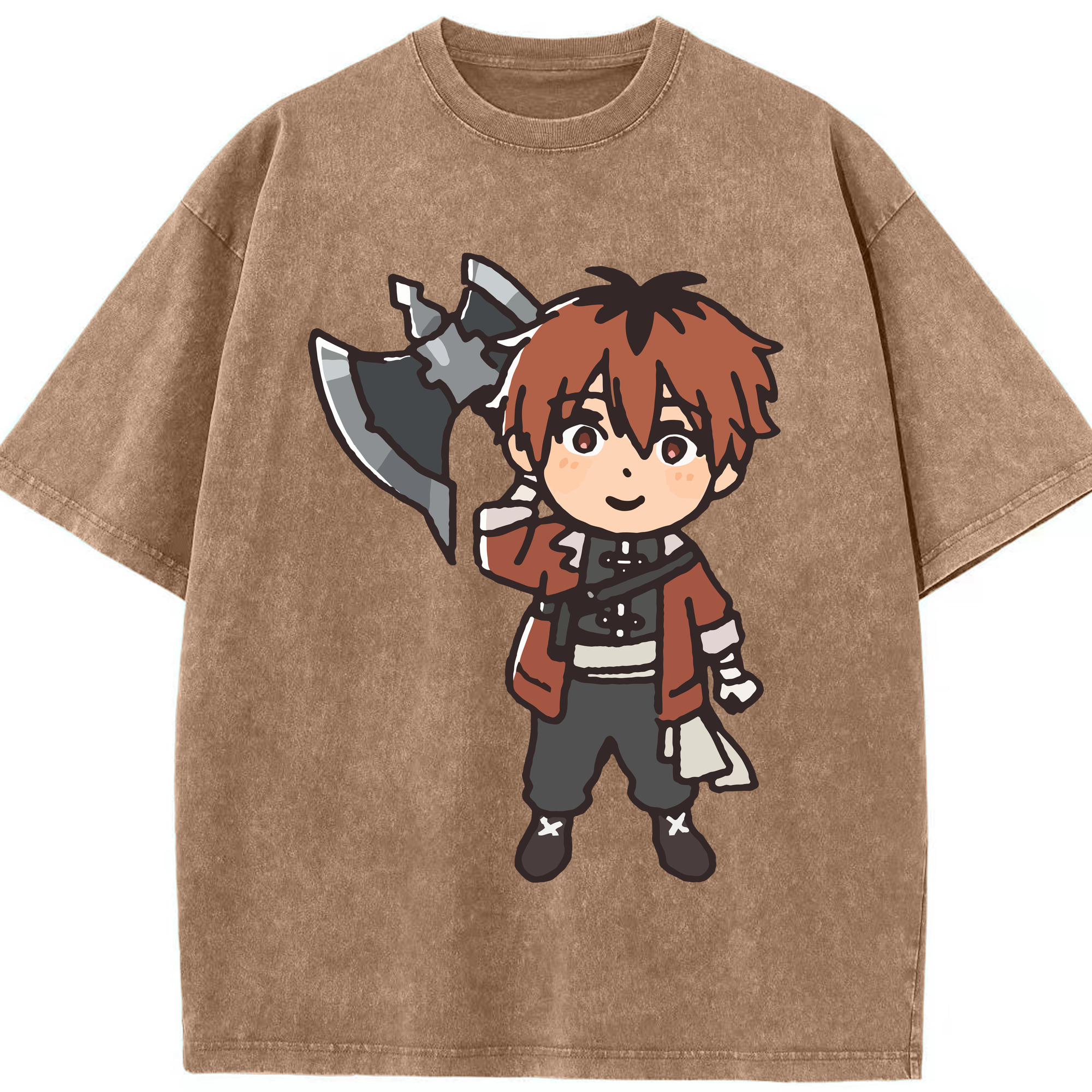 （画像用） 葬送のフリーレン Frieren 綿100% ヴィンテージ風 半袖Tシャツ（フロントプリント）