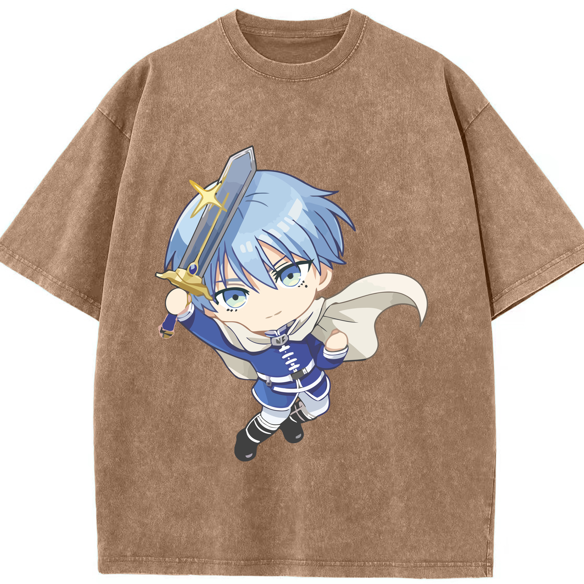 （画像用） 葬送のフリーレン Frieren 綿100% ヴィンテージ風 半袖Tシャツ（フロントプリント）