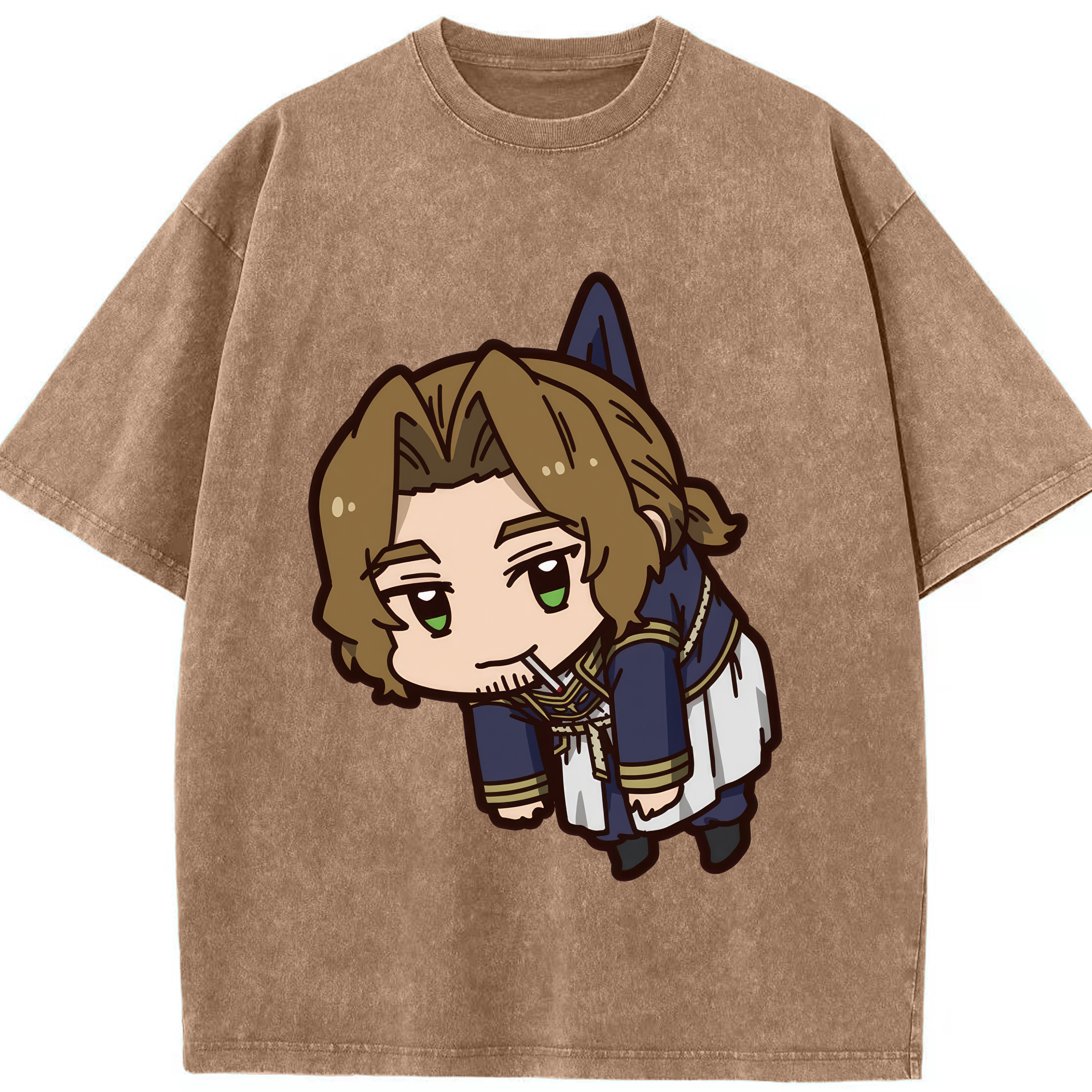 （画像用） 葬送のフリーレン Frieren 綿100% ヴィンテージ風 半袖Tシャツ（フロントプリント）