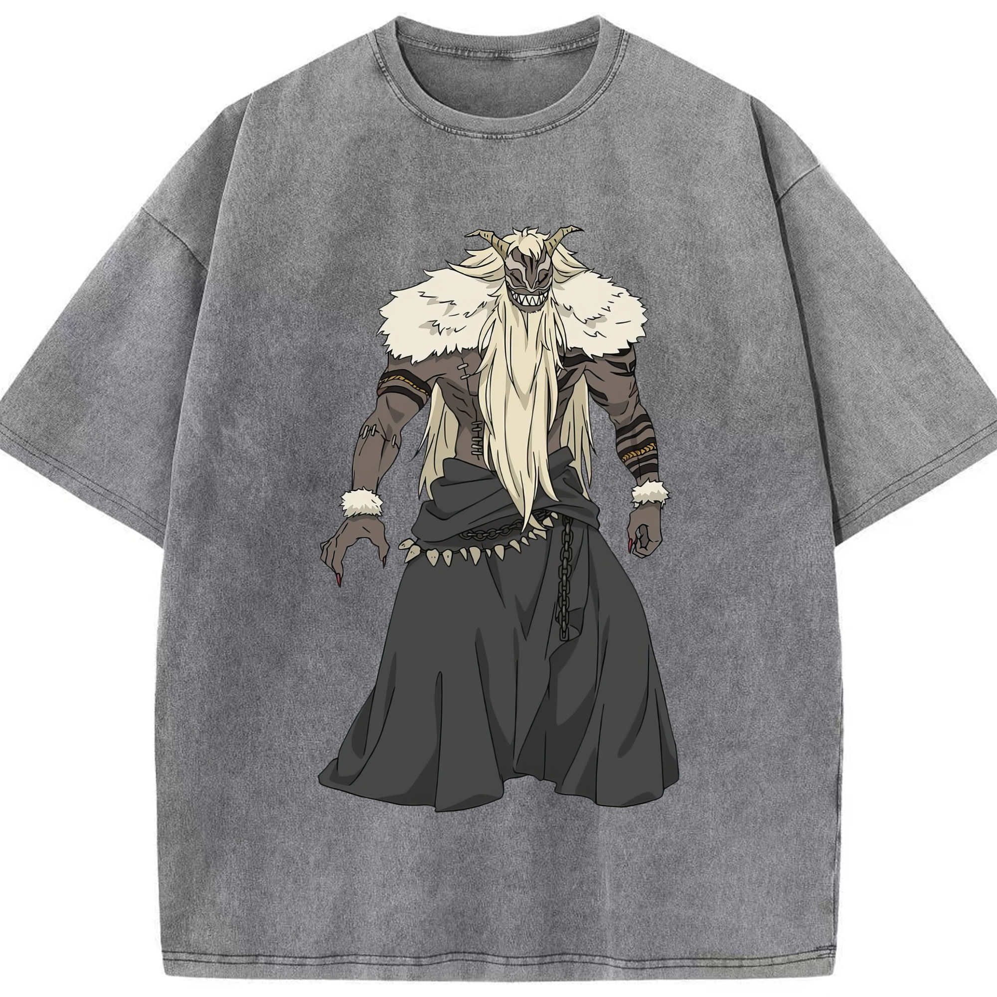 （画像用） 葬送のフリーレン Frieren 綿100% ヴィンテージ風 半袖Tシャツ（フロントプリント）