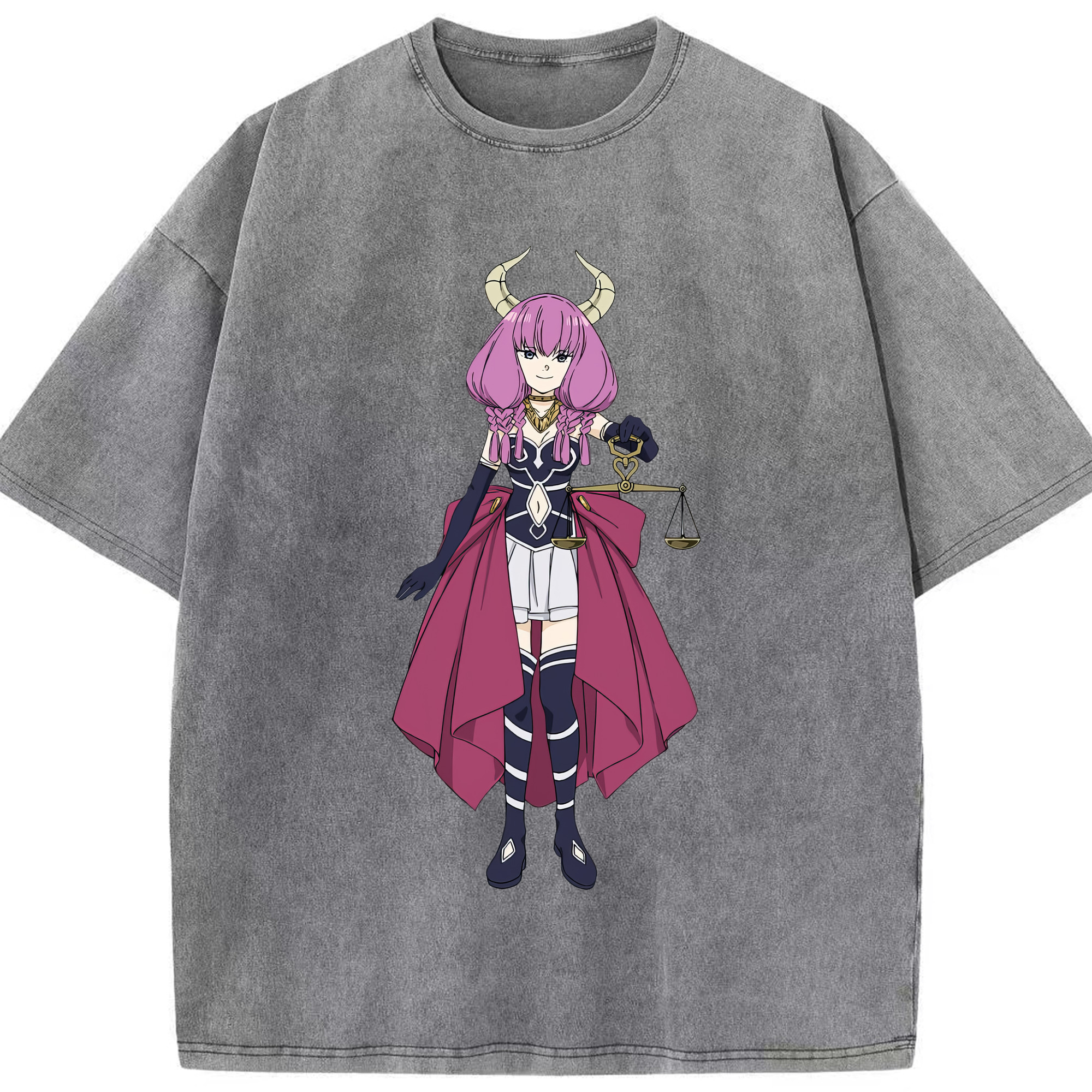 （画像用） 葬送のフリーレン Frieren 綿100% ヴィンテージ風 半袖Tシャツ（フロントプリント）