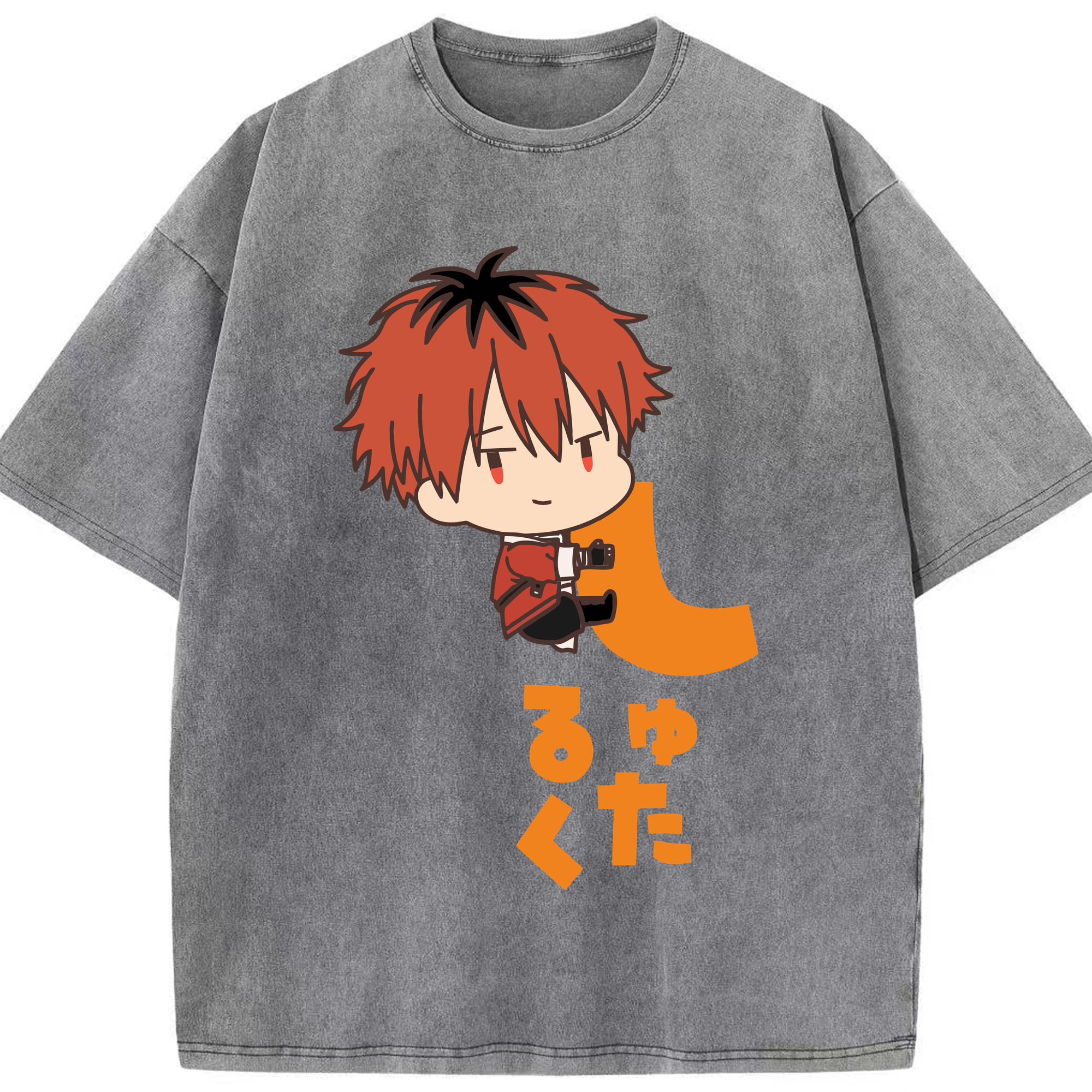 （画像用） 葬送のフリーレン Frieren 綿100% ヴィンテージ風 半袖Tシャツ（フロントプリント）