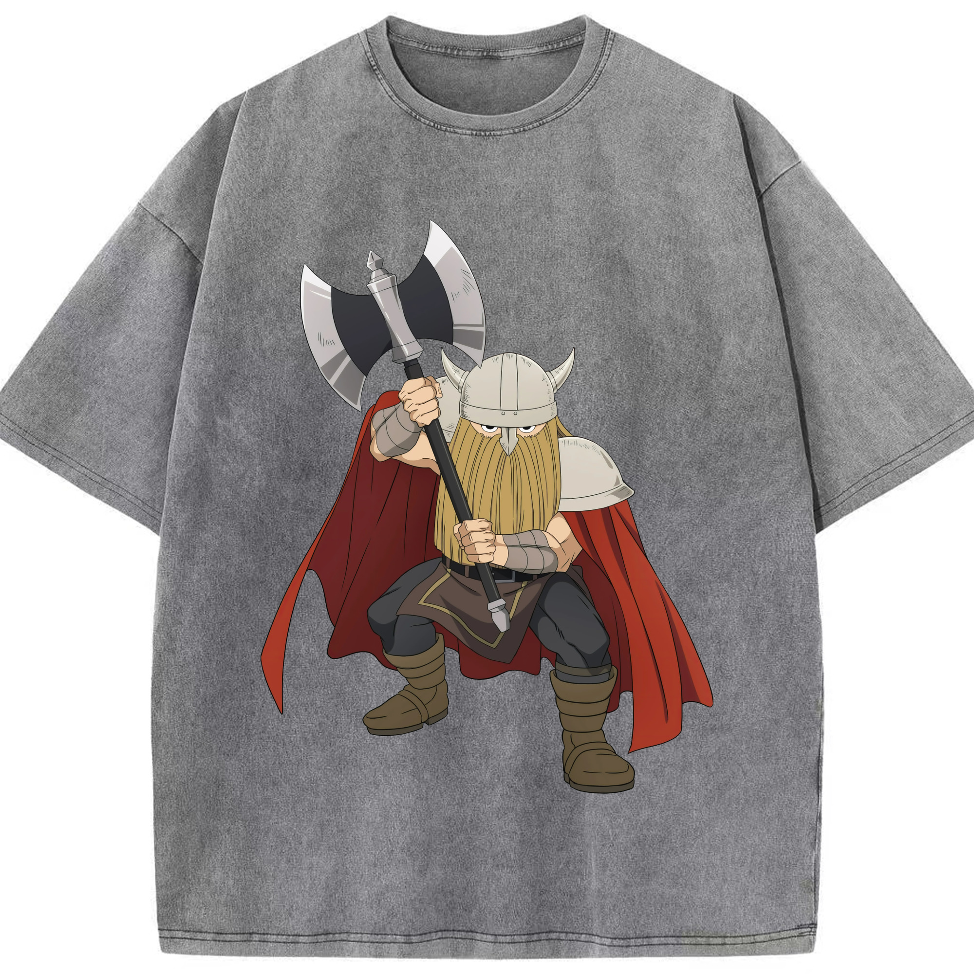 （画像用） 葬送のフリーレン Frieren 綿100% ヴィンテージ風 半袖Tシャツ（フロントプリント）