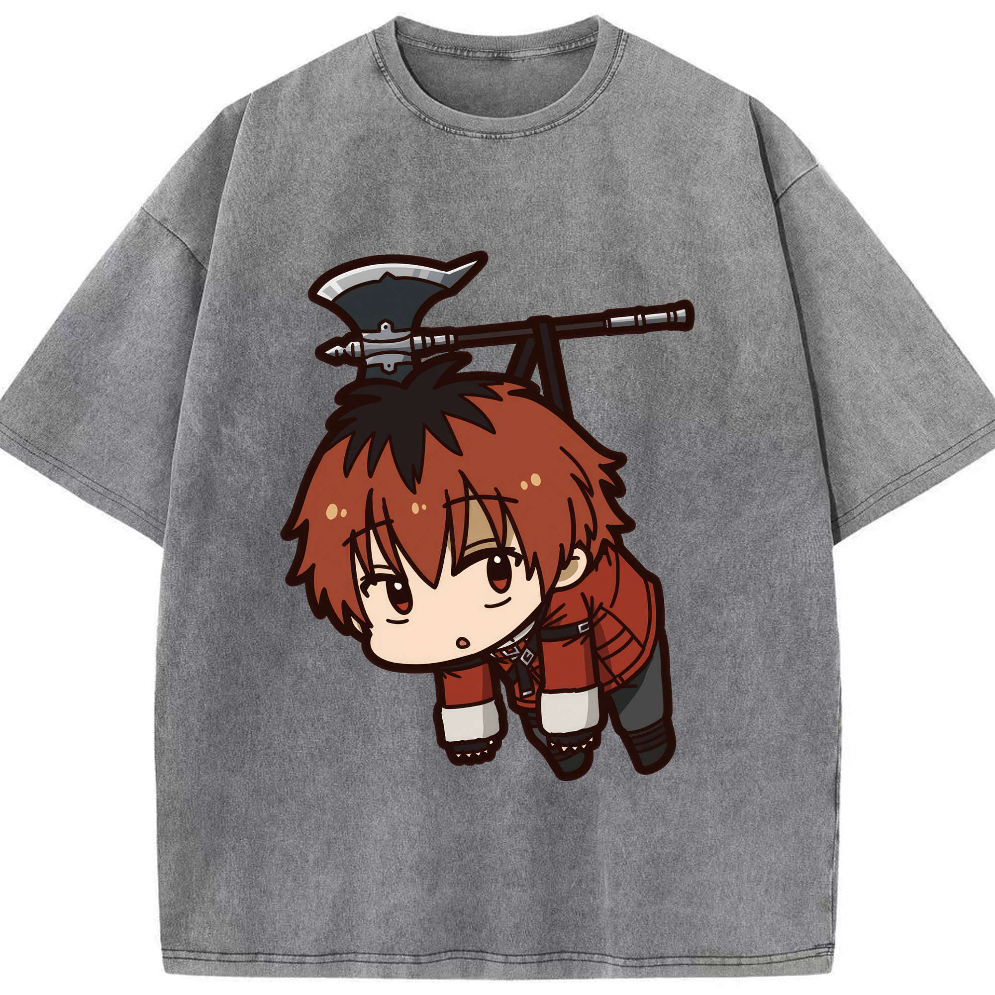 （画像用） 葬送のフリーレン Frieren 綿100% ヴィンテージ風 半袖Tシャツ（フロントプリント）