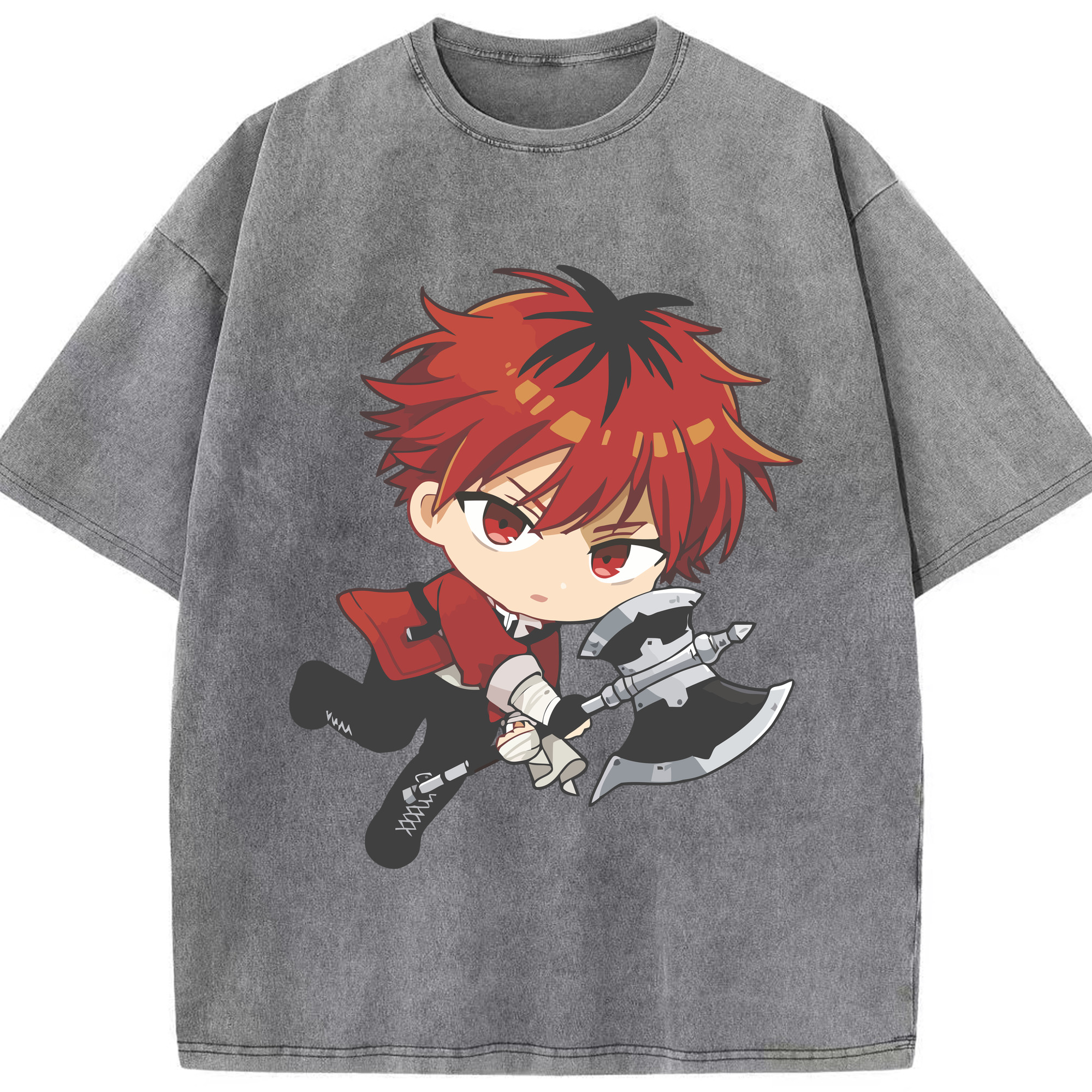 （画像用） 葬送のフリーレン Frieren 綿100% ヴィンテージ風 半袖Tシャツ（フロントプリント）