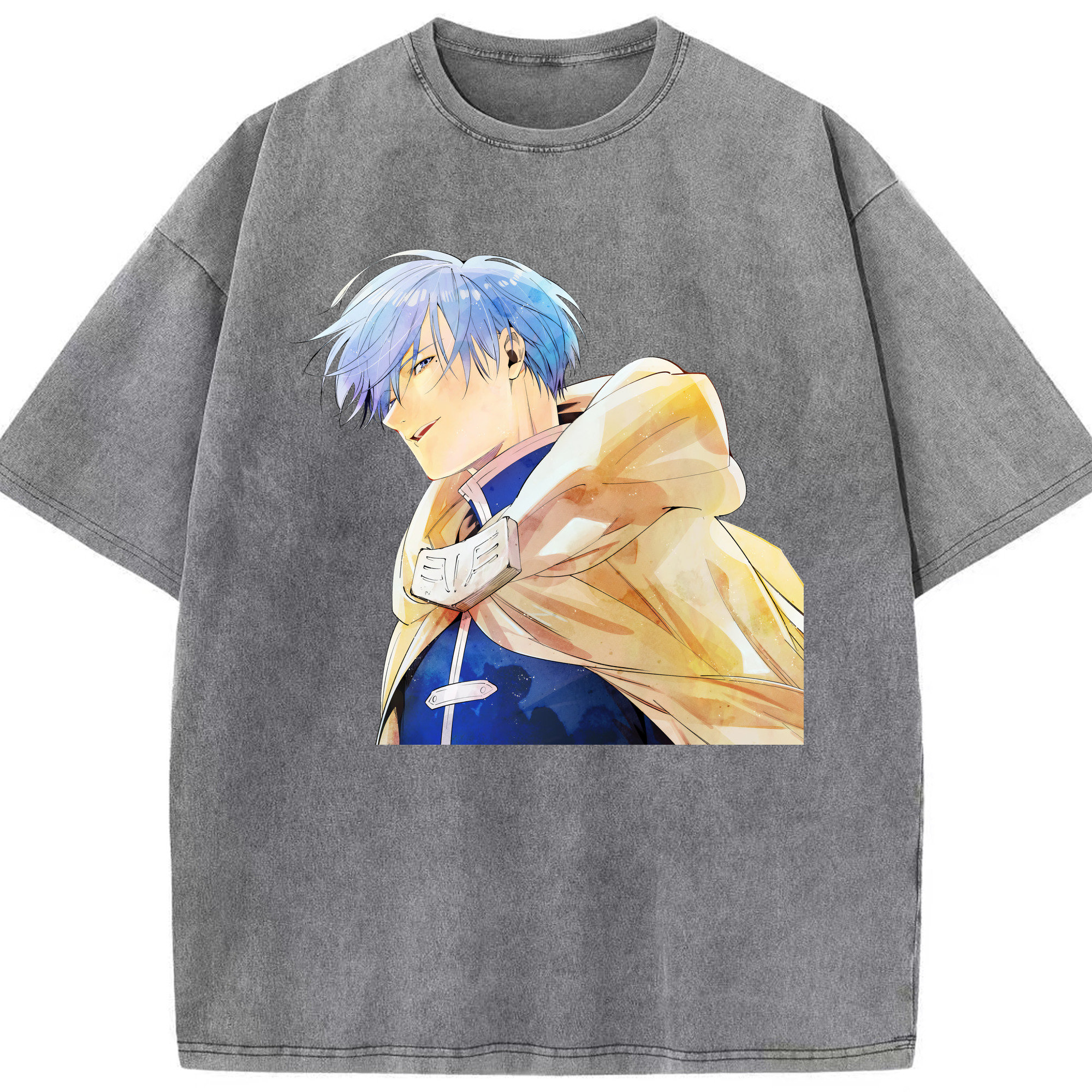 （画像用） 葬送のフリーレン Frieren 綿100% ヴィンテージ風 半袖Tシャツ（フロントプリント）