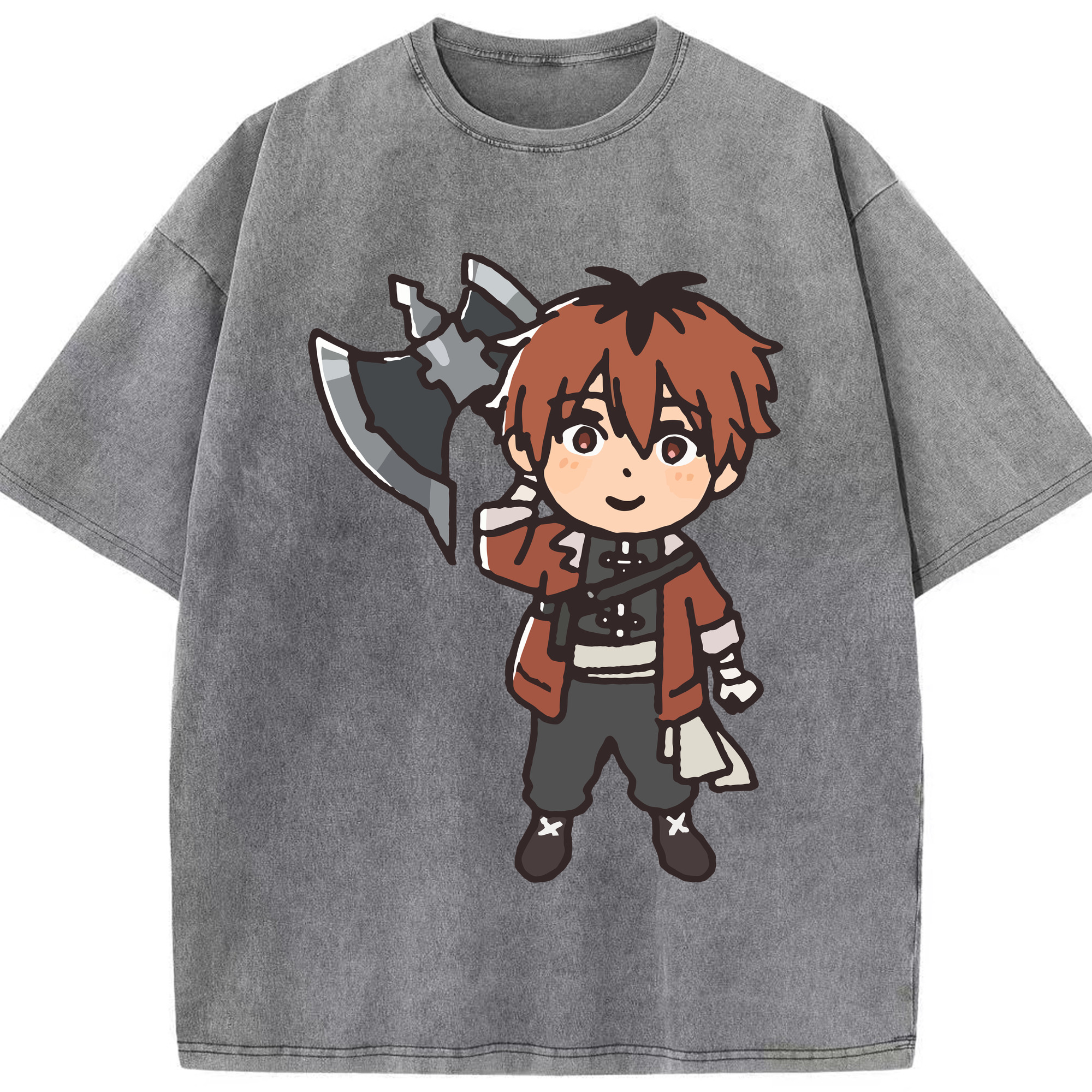 （画像用） 葬送のフリーレン Frieren 綿100% ヴィンテージ風 半袖Tシャツ（フロントプリント）