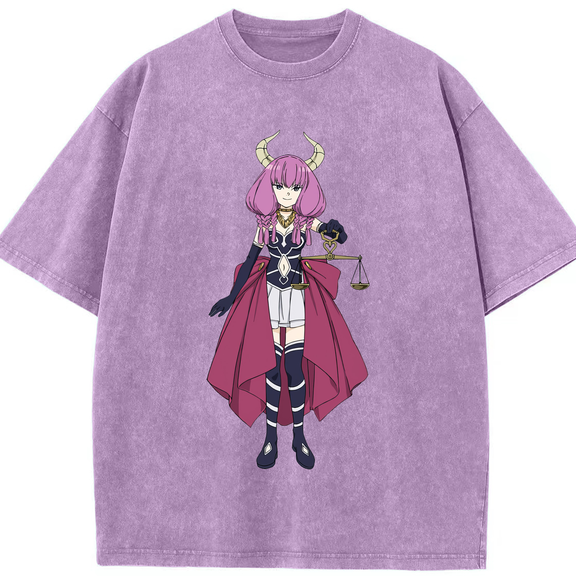 （画像用） 葬送のフリーレン Frieren 綿100% ヴィンテージ風 半袖Tシャツ（フロントプリント）