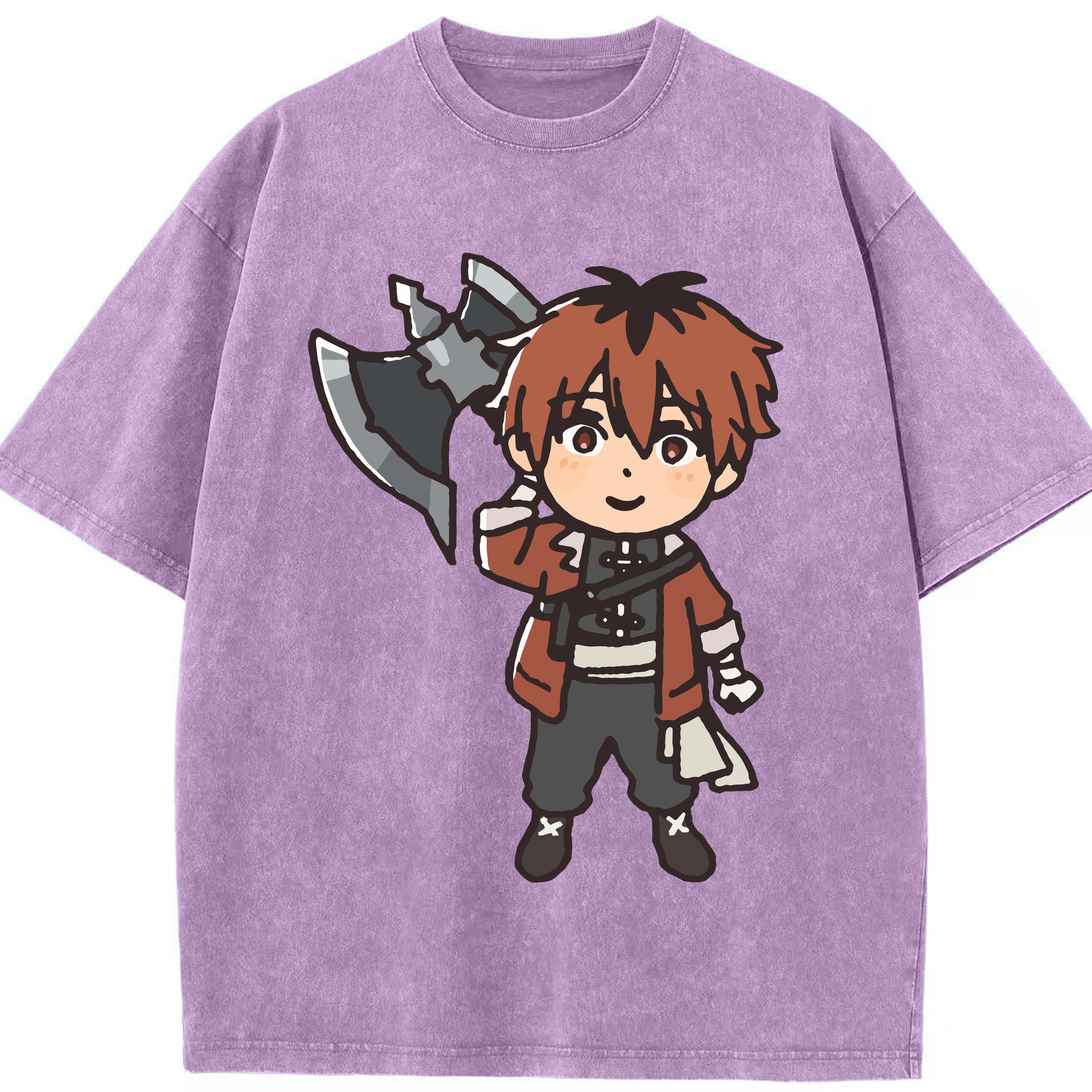 （画像用） 葬送のフリーレン Frieren 綿100% ヴィンテージ風 半袖Tシャツ（フロントプリント）