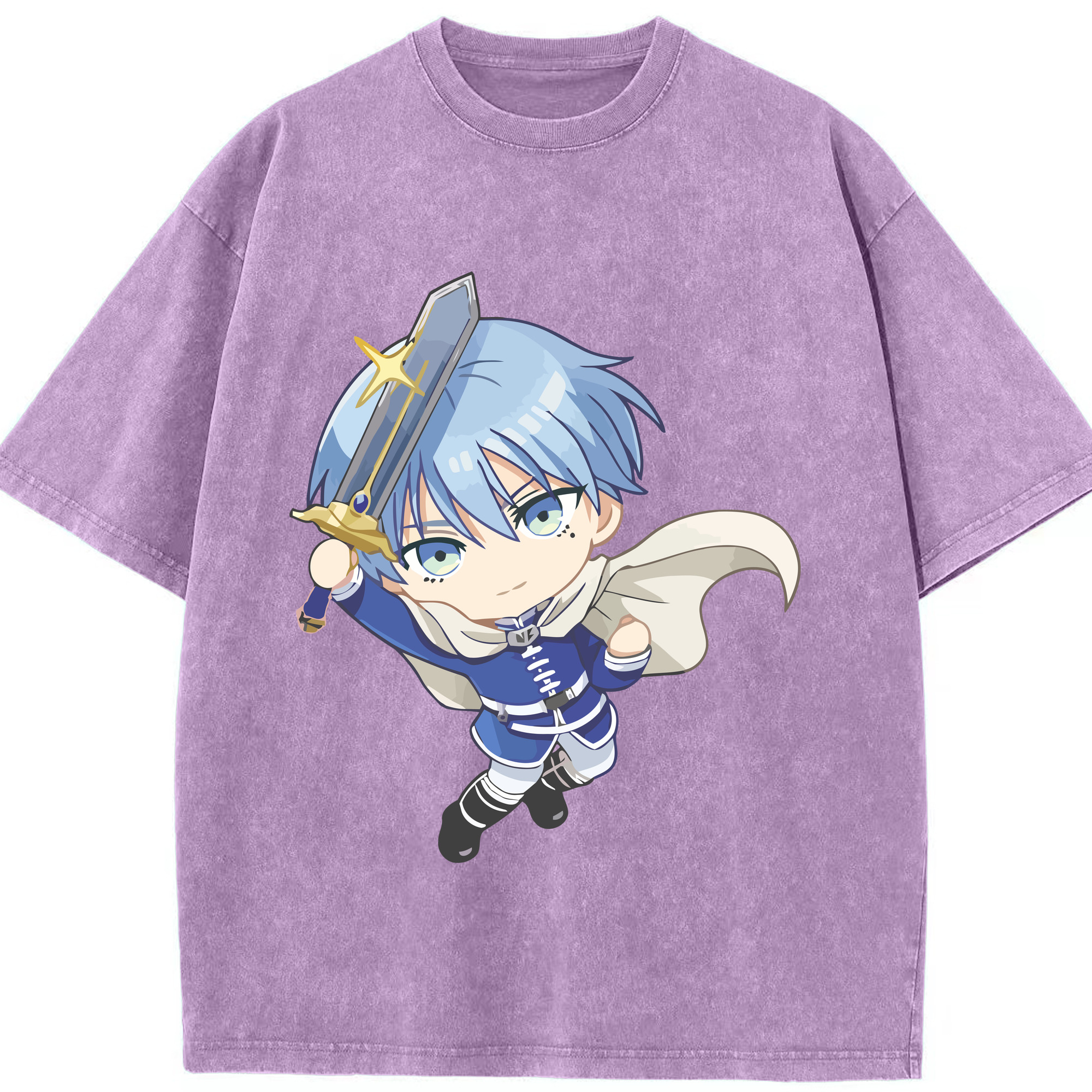 （画像用） 葬送のフリーレン Frieren 綿100% ヴィンテージ風 半袖Tシャツ（フロントプリント）