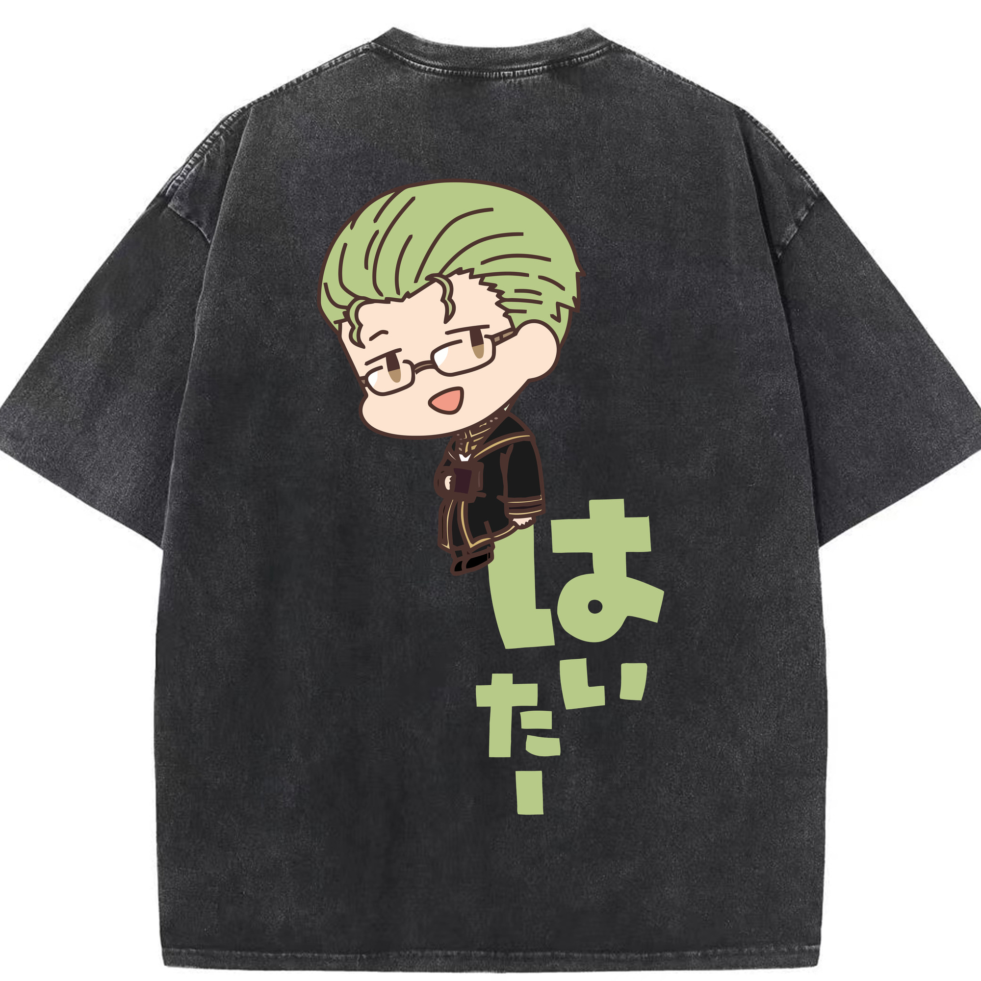 （画像用） 葬送のフリーレン Frieren 綿100% ヴィンテージ風 半袖Tシャツ（背面プリント）