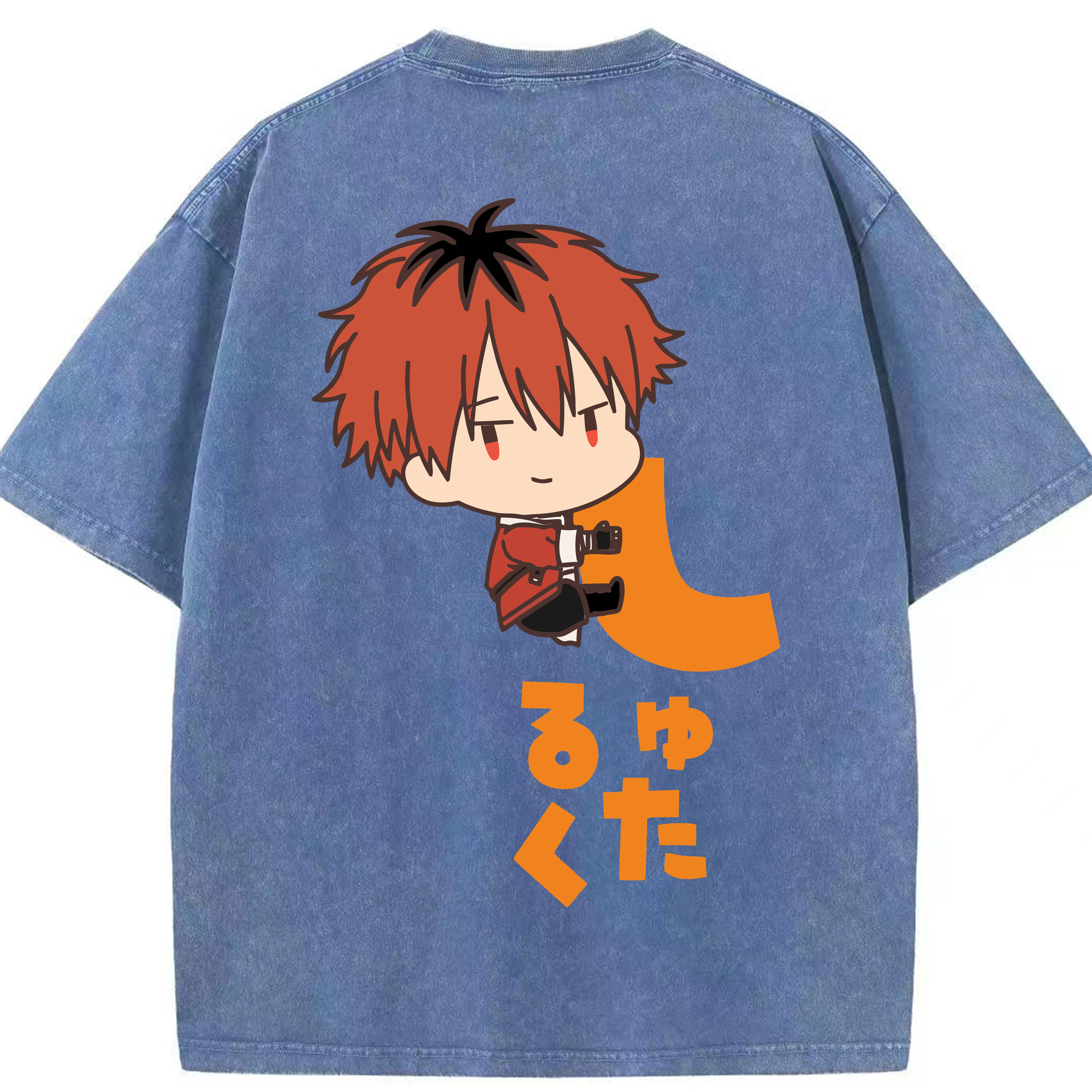 （画像用） 葬送のフリーレン Frieren 綿100% ヴィンテージ風 半袖Tシャツ（背面プリント）