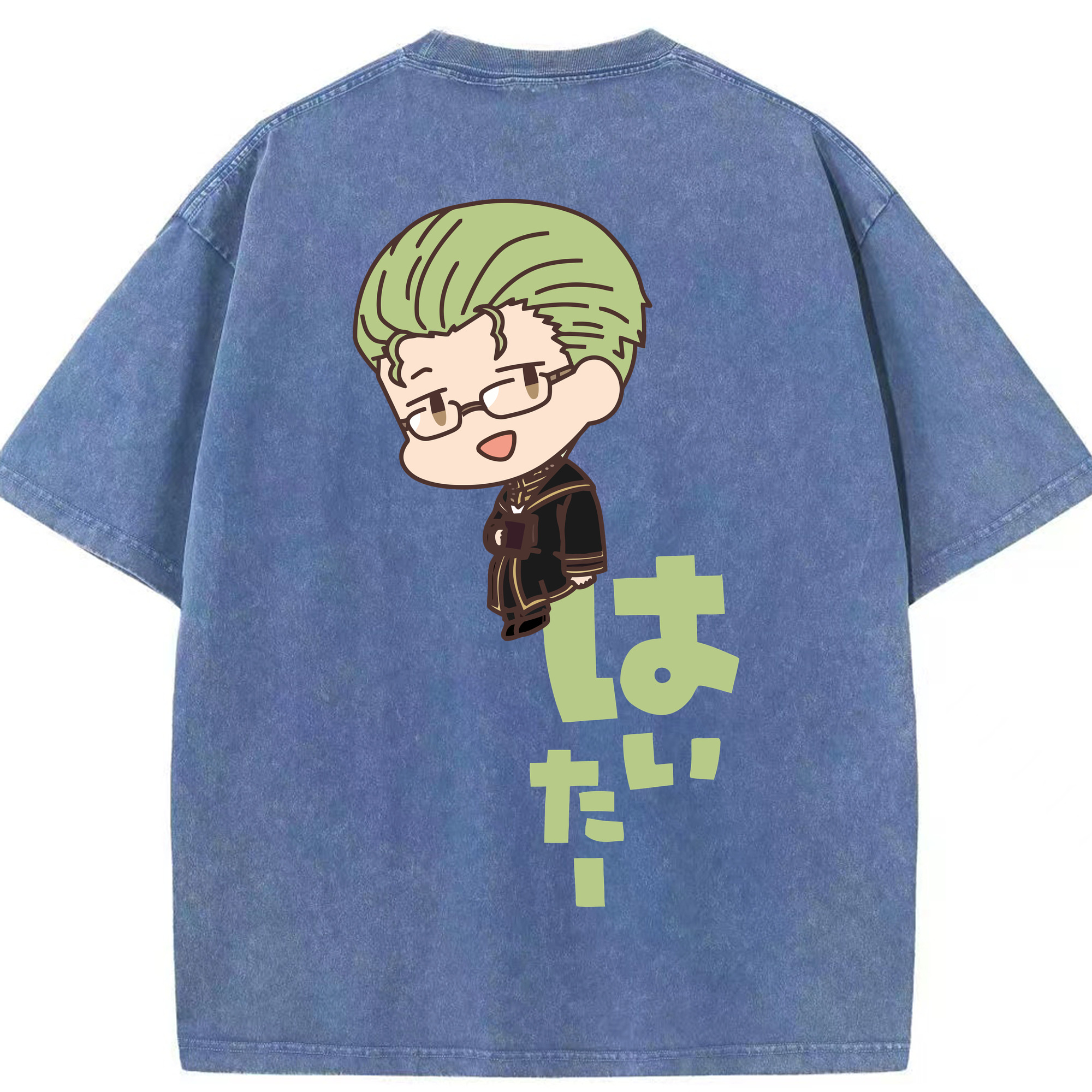 （画像用） 葬送のフリーレン Frieren 綿100% ヴィンテージ風 半袖Tシャツ（背面プリント）