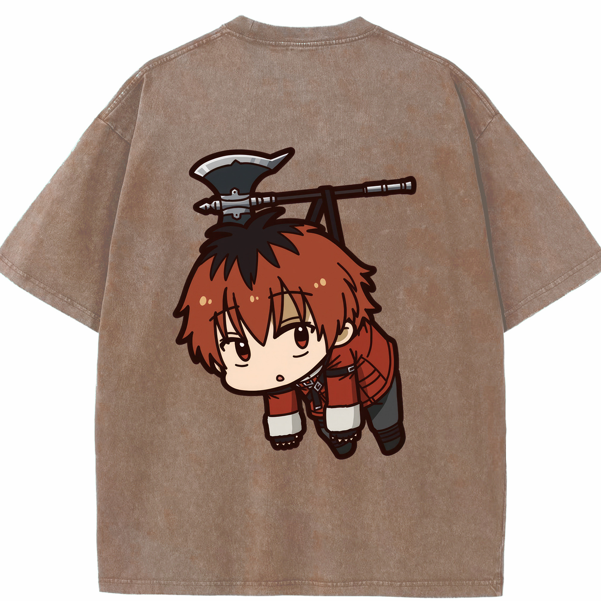 （画像用） 葬送のフリーレン Frieren 綿100% ヴィンテージ風 半袖Tシャツ（背面プリント）