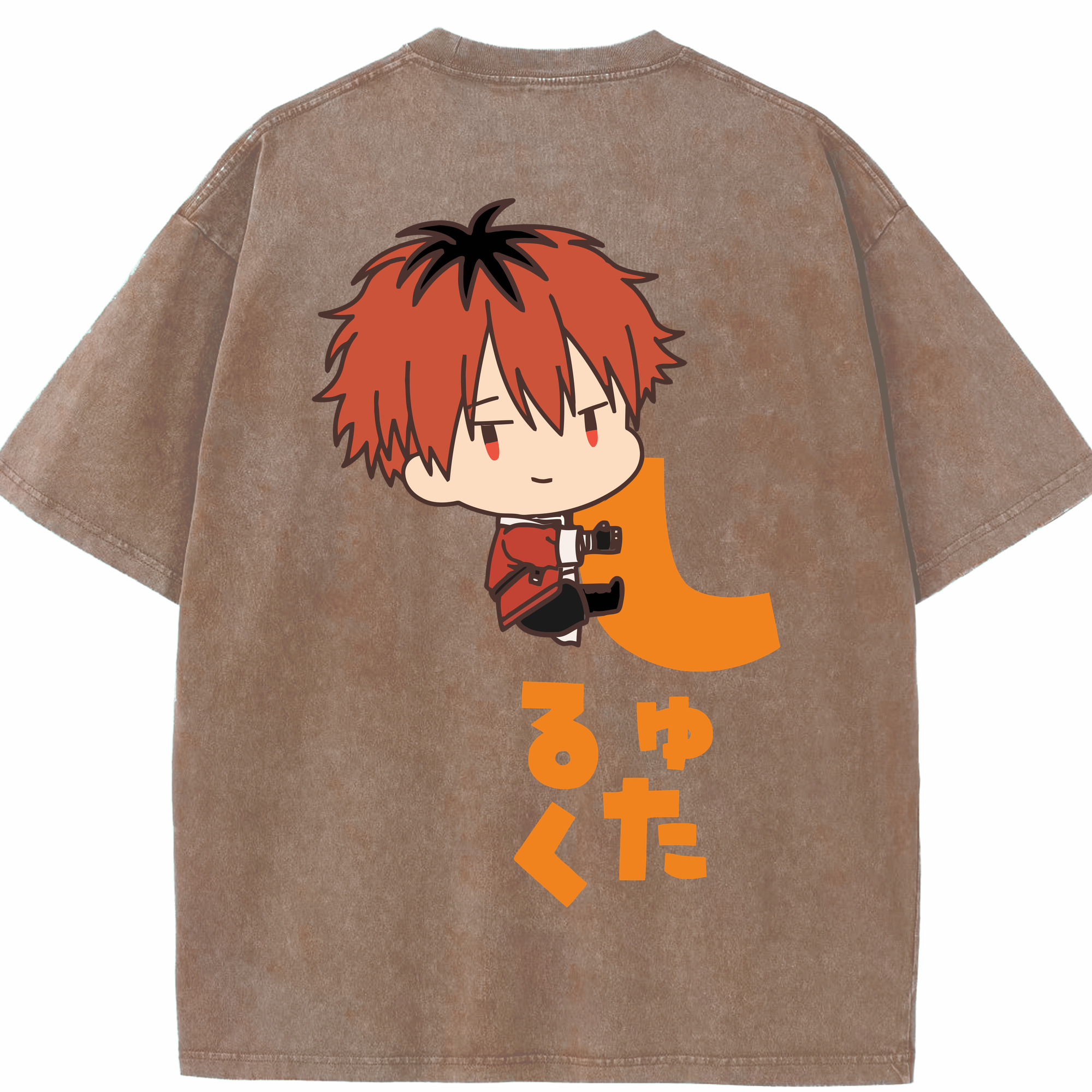 （画像用） 葬送のフリーレン Frieren 綿100% ヴィンテージ風 半袖Tシャツ（背面プリント）