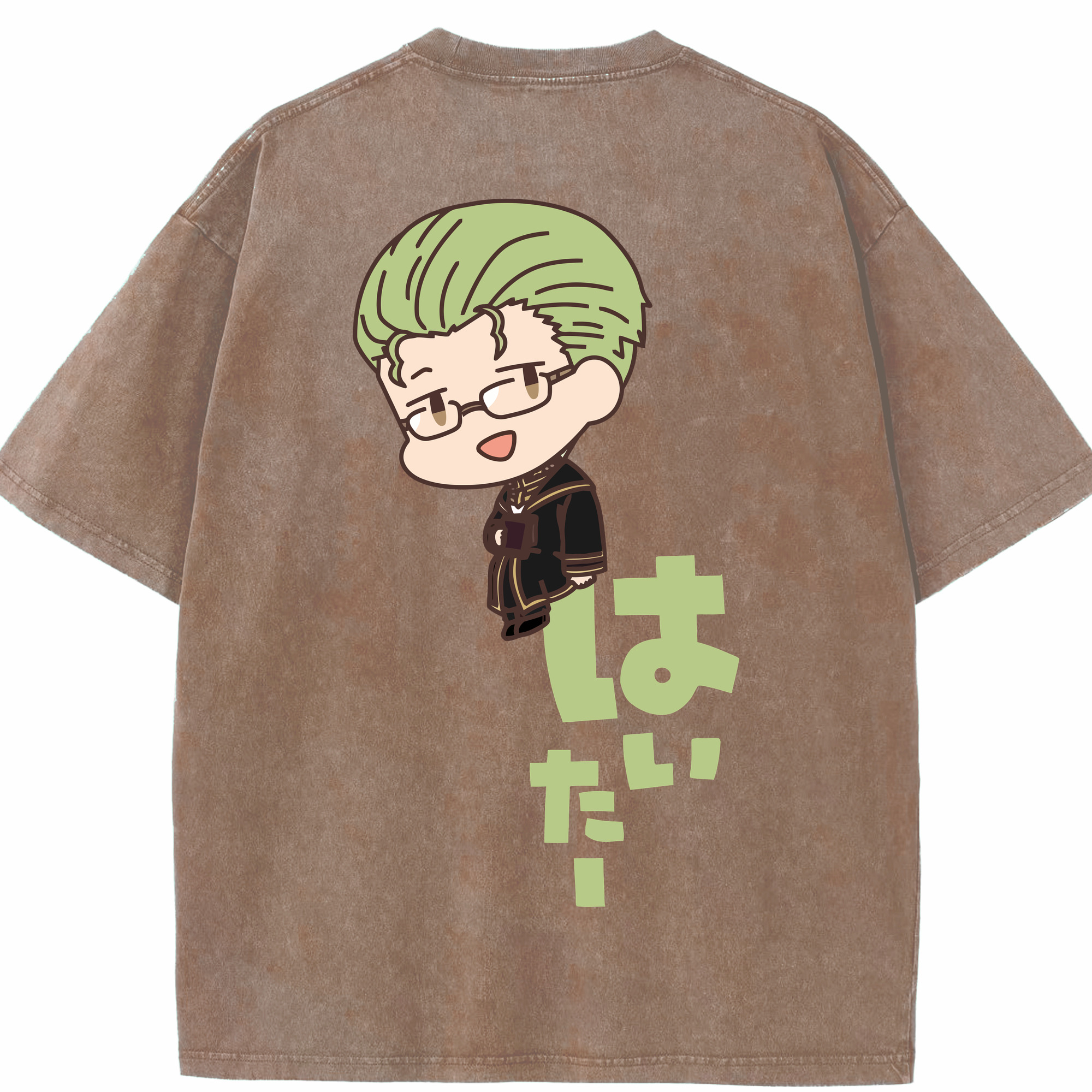 （画像用） 葬送のフリーレン Frieren 綿100% ヴィンテージ風 半袖Tシャツ（背面プリント）
