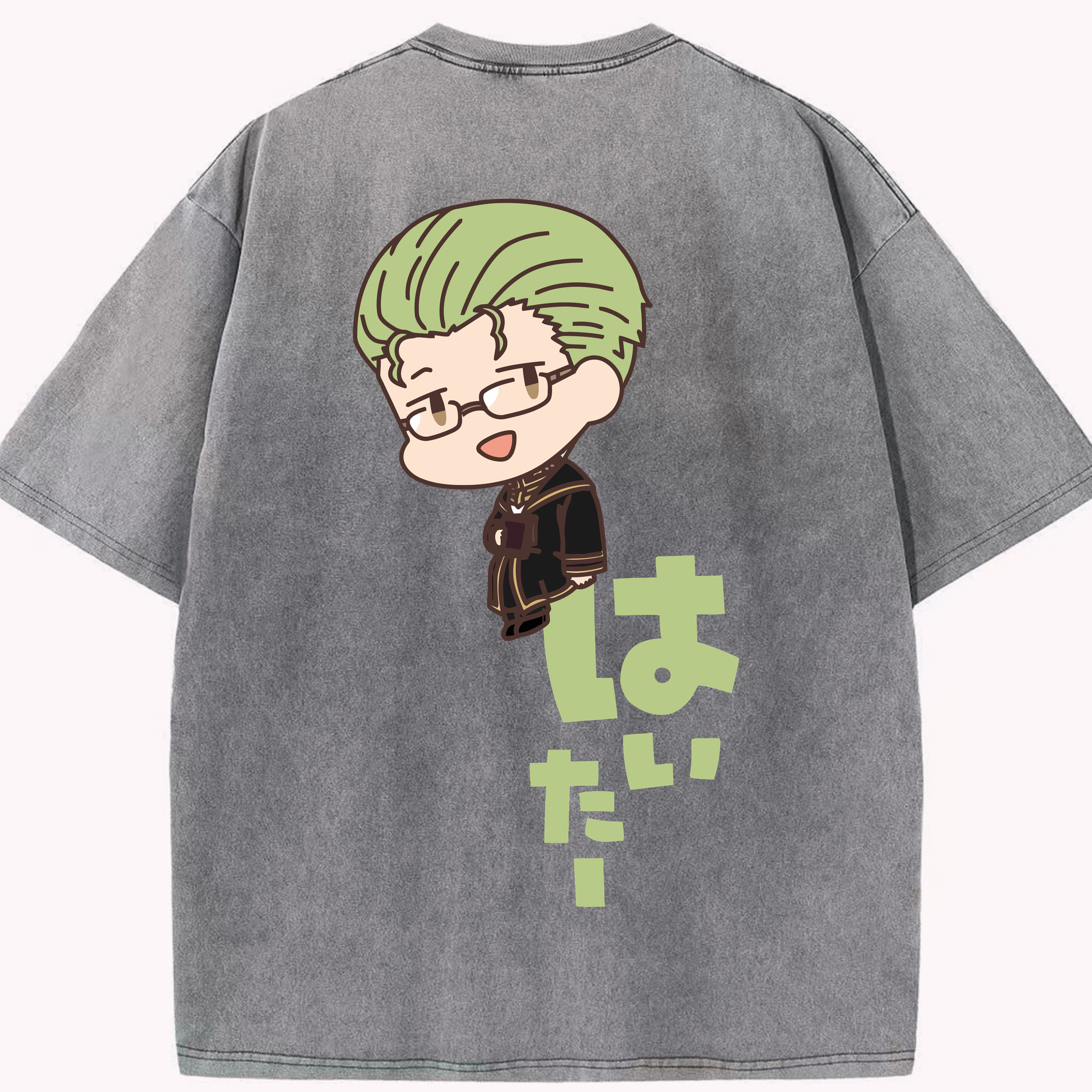 （画像用） 葬送のフリーレン Frieren 綿100% ヴィンテージ風 半袖Tシャツ（背面プリント）