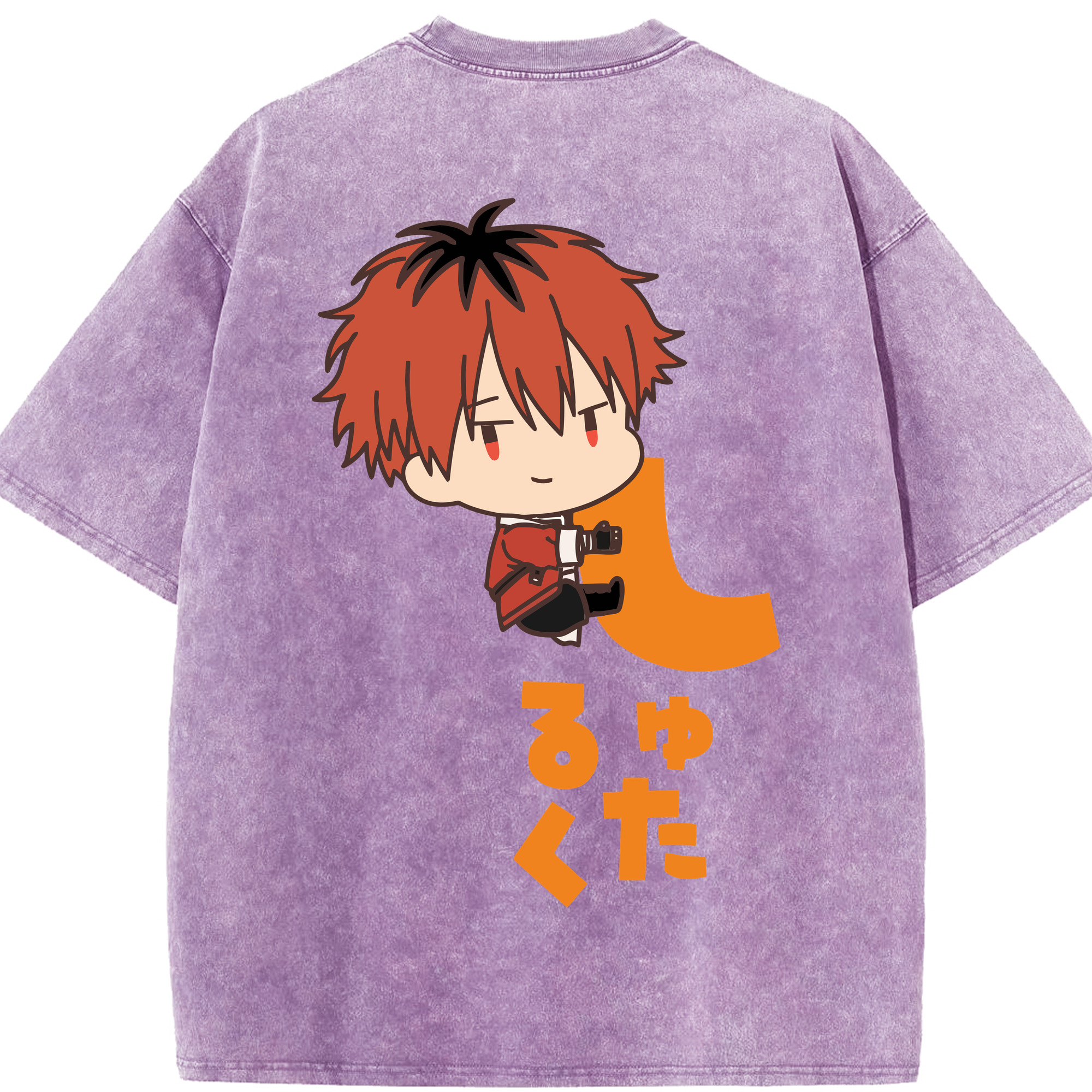 （画像用） 葬送のフリーレン Frieren 綿100% ヴィンテージ風 半袖Tシャツ（背面プリント）