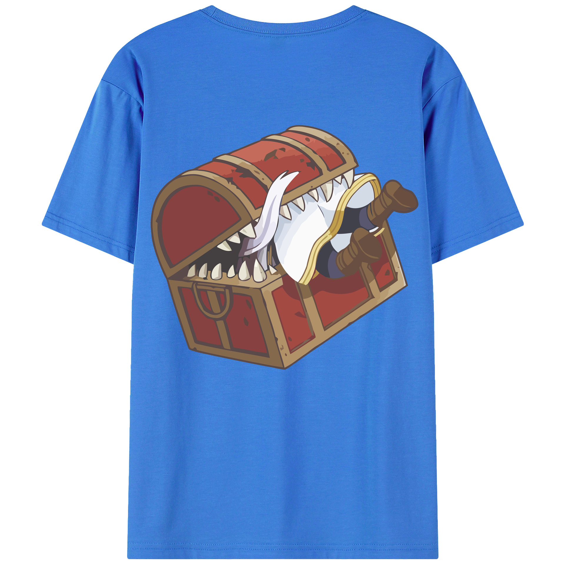 （画像用） 葬送のフリーレン Frieren 綿100％ メンズ半袖Tシャツ（バックプリント） 通気性