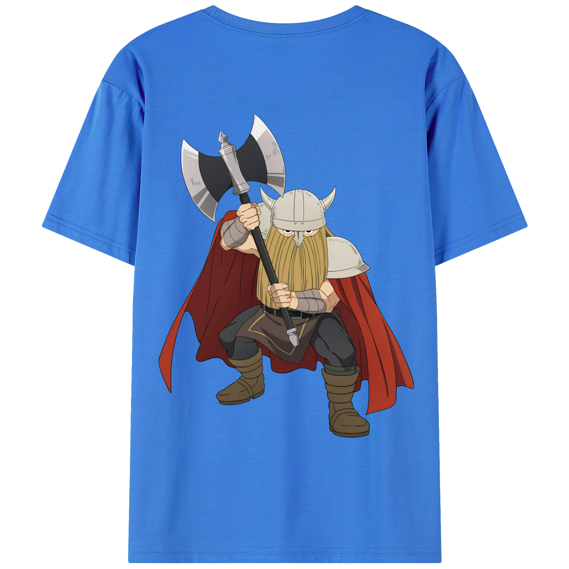 （画像用） 葬送のフリーレン Frieren 綿100％ メンズ半袖Tシャツ（バックプリント） 通気性