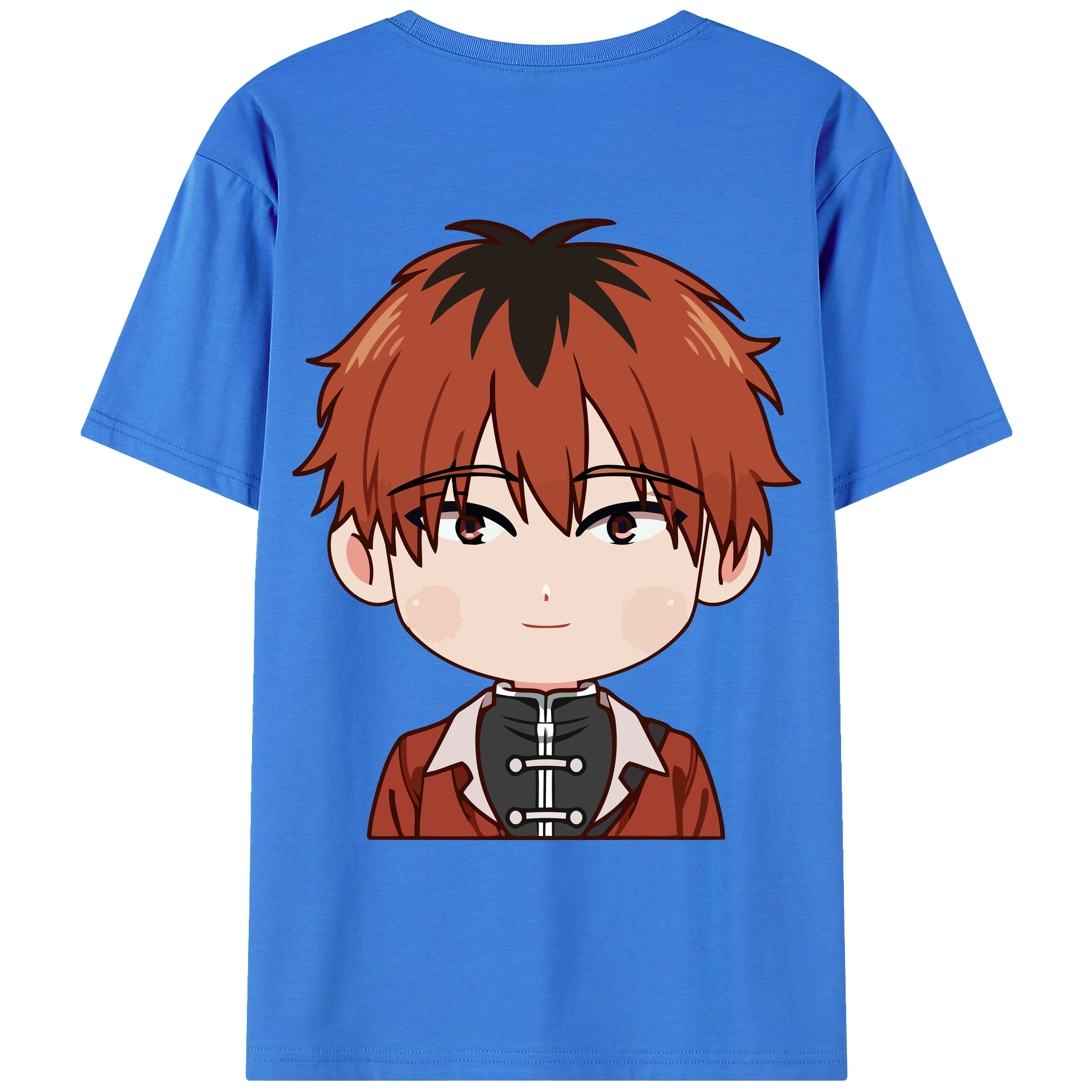 （画像用） 葬送のフリーレン Frieren 綿100％ メンズ半袖Tシャツ（バックプリント） 通気性