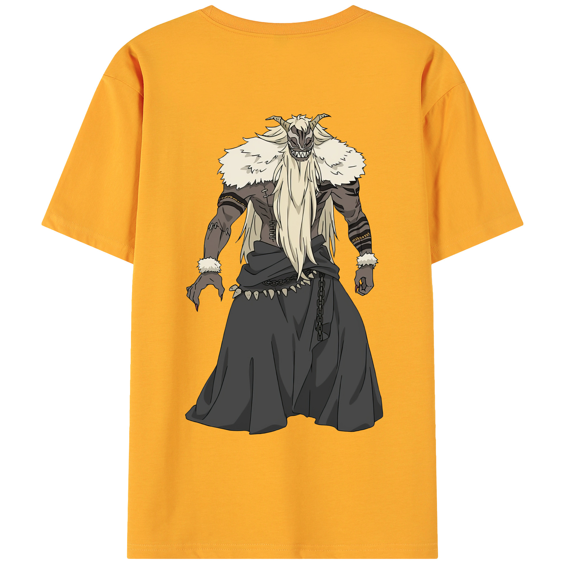 （画像用） 葬送のフリーレン Frieren 綿100％ メンズ半袖Tシャツ（バックプリント） 通気性