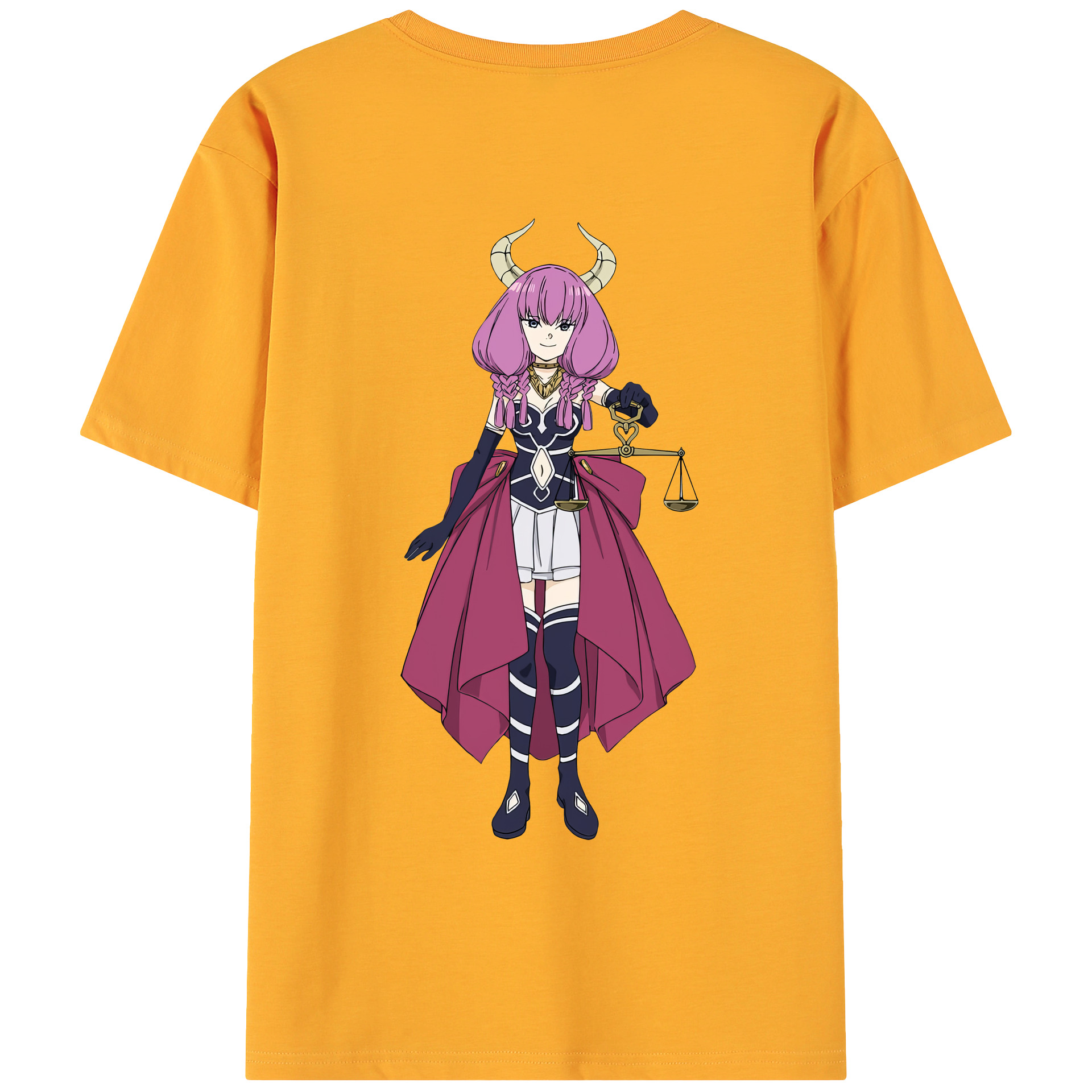 （画像用） 葬送のフリーレン Frieren 綿100％ メンズ半袖Tシャツ（バックプリント） 通気性